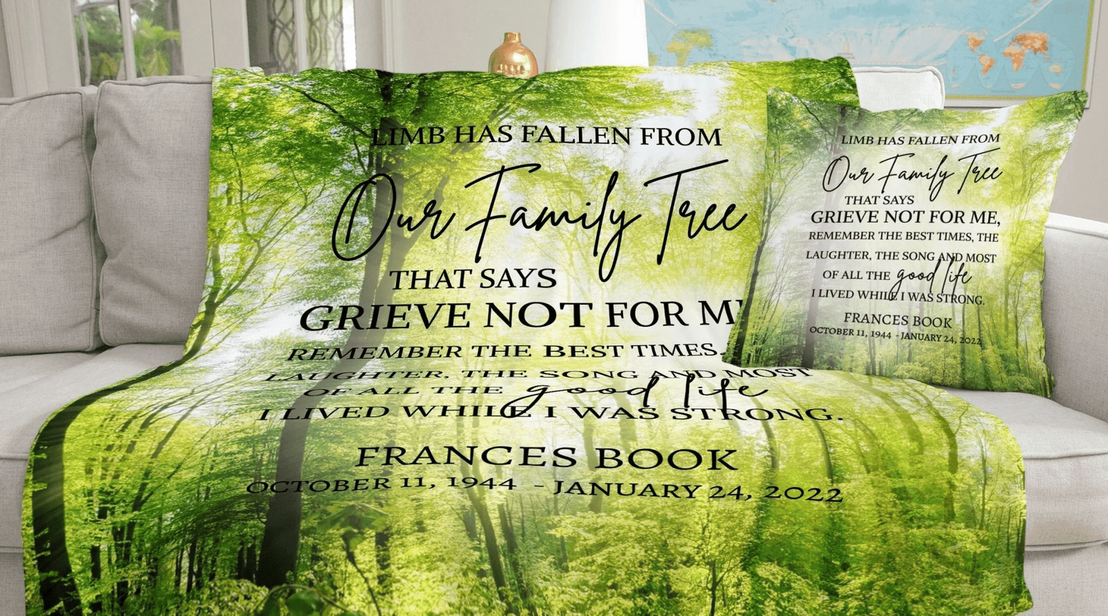 Personalized Memorial Blankets: A Touch of Love in Every Stitch - LifeSong Milestones