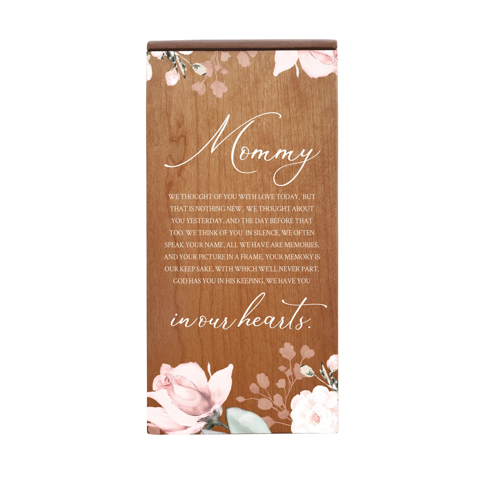 Memorial Cremation Urn Box Gift for loss of loved ones