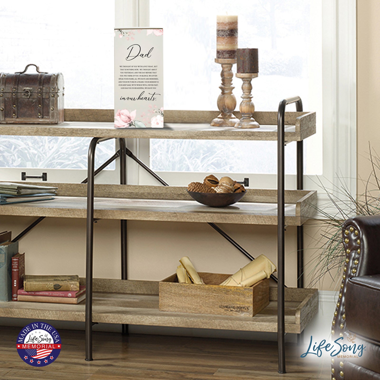 Engraved Wooden Funeral Urn Box for Human Ashes