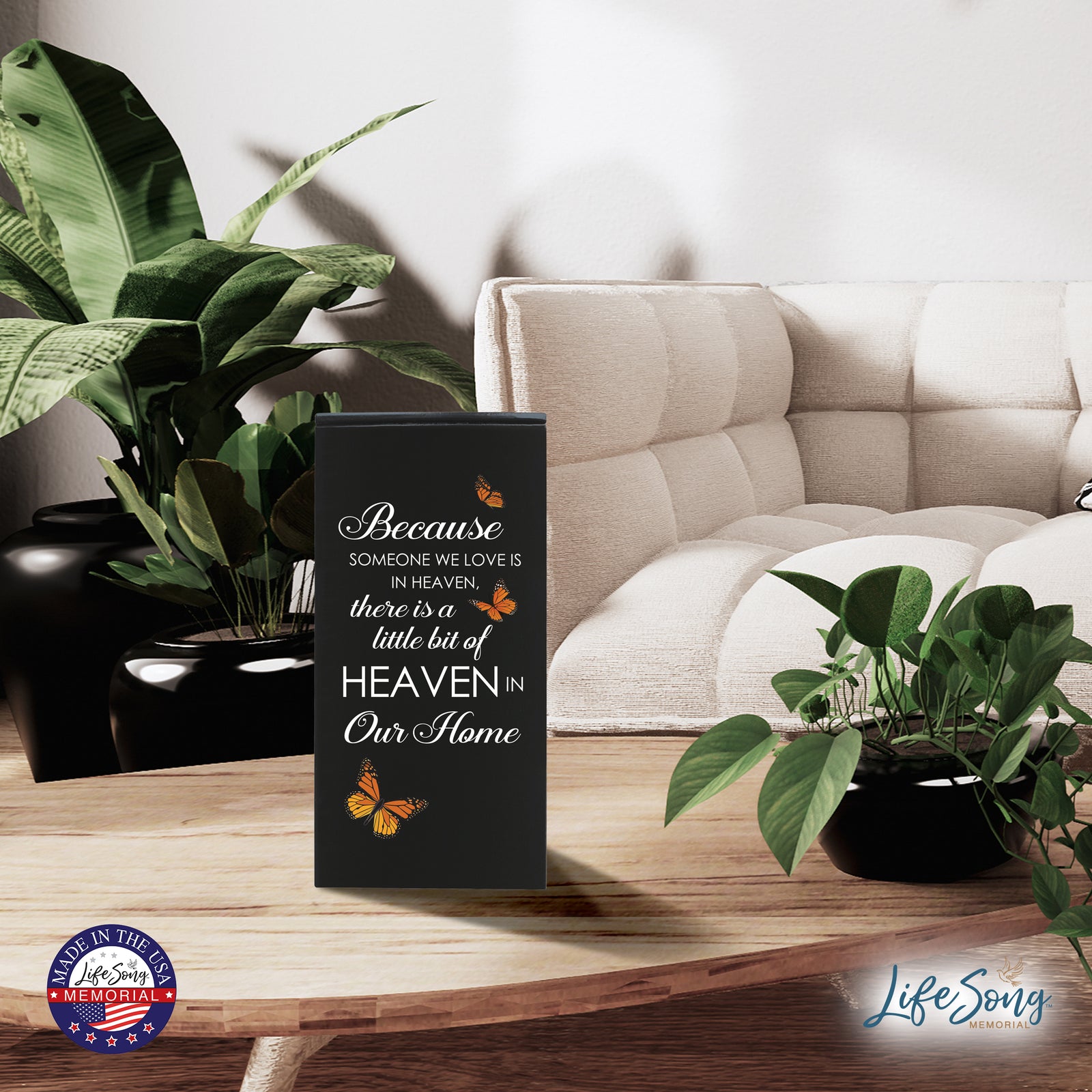 Beautifully Crafted Wood Urn for Human Ashes