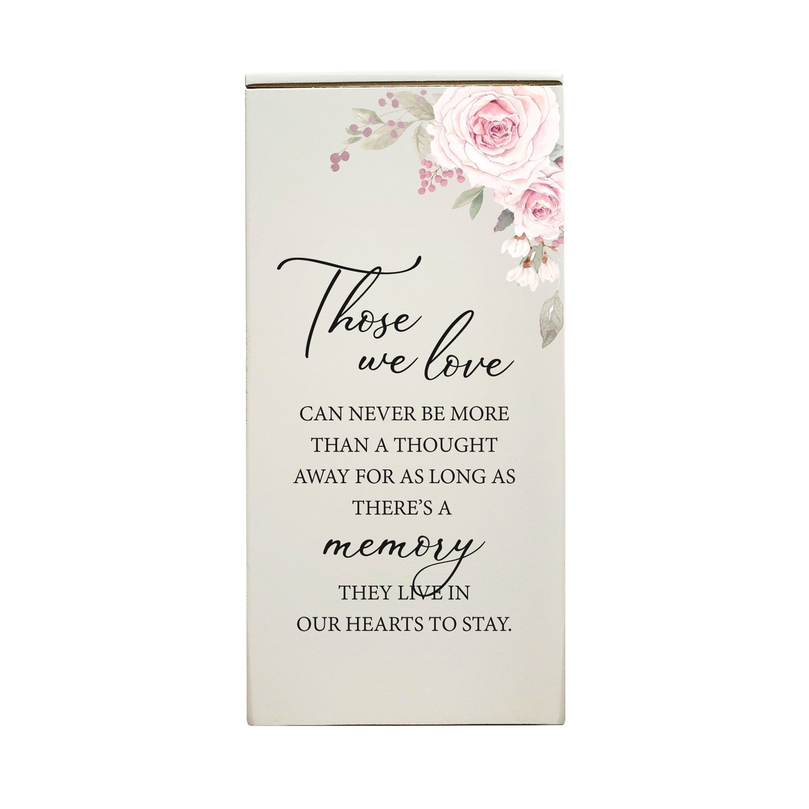 Floral Keepsake Box Urn for Human Ashes