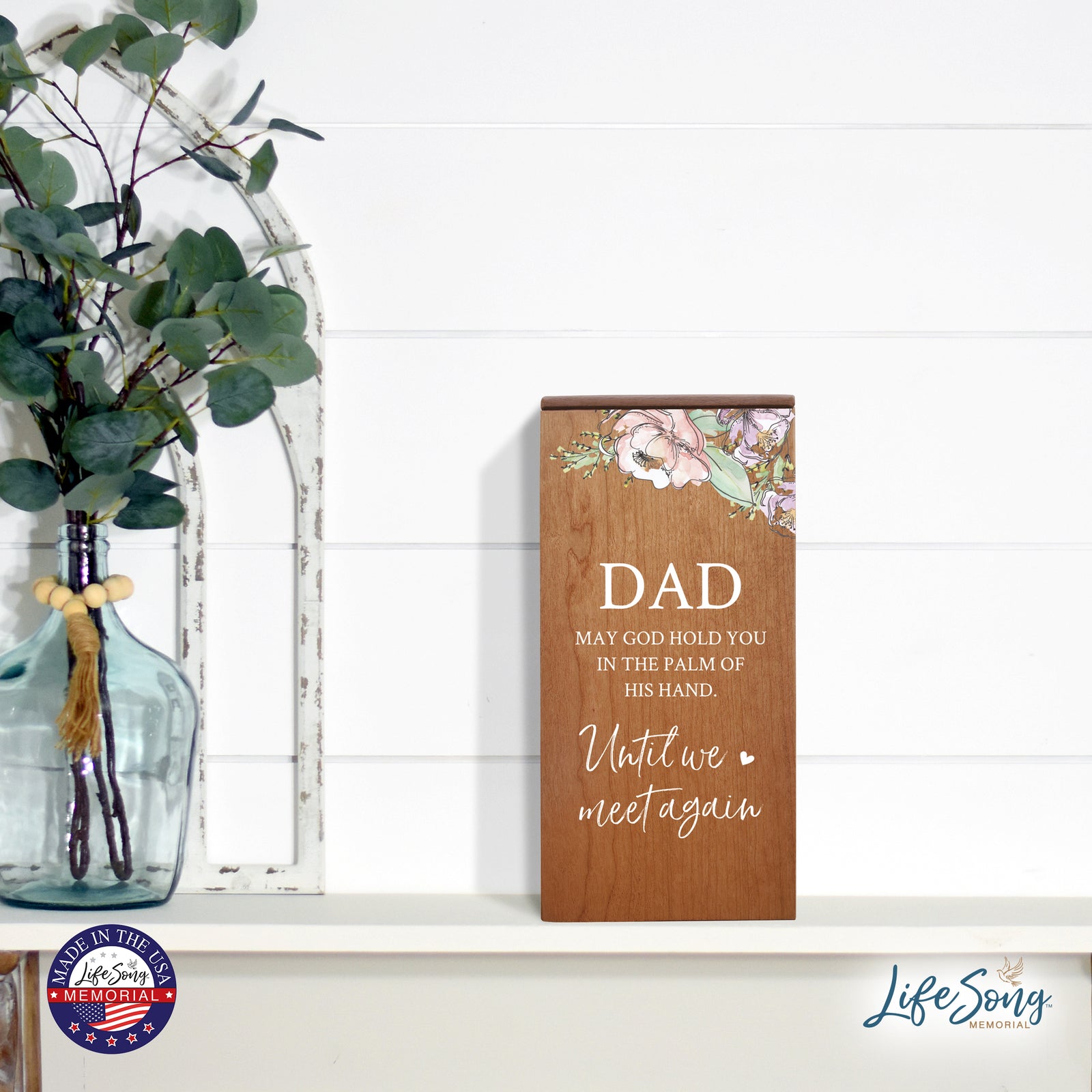 Beautifully Crafted Wood Urn for Human Ashes