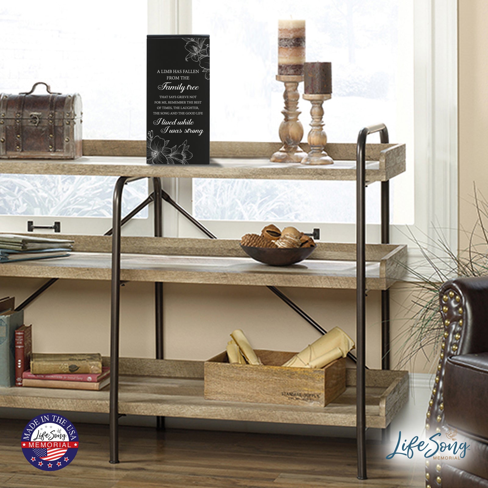 Beautifully Crafted Wood Urn for Human Ashes