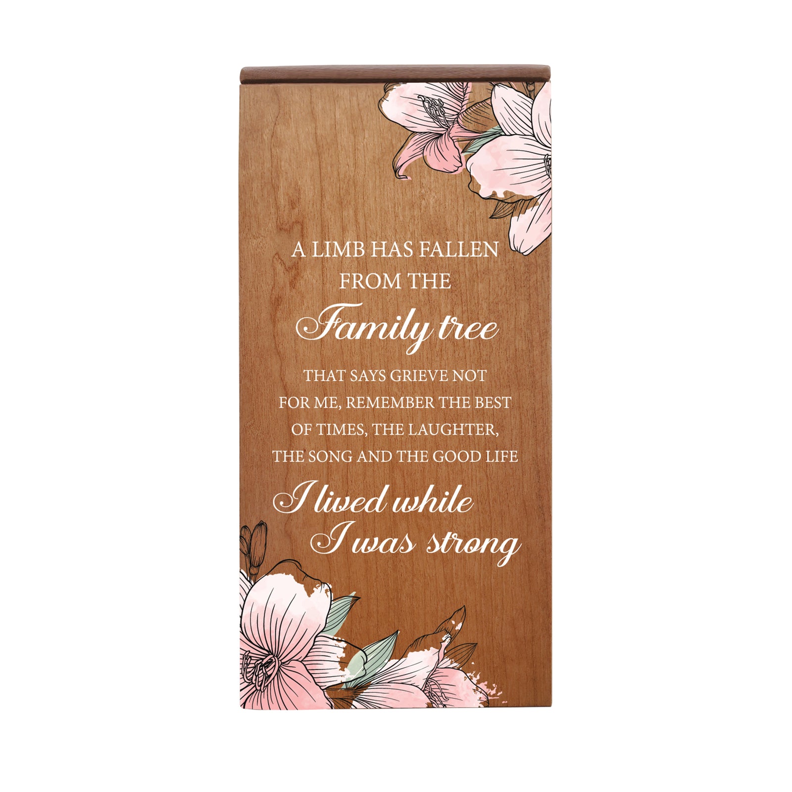 Memorial Cremation Urn Box Gift for loss of loved ones