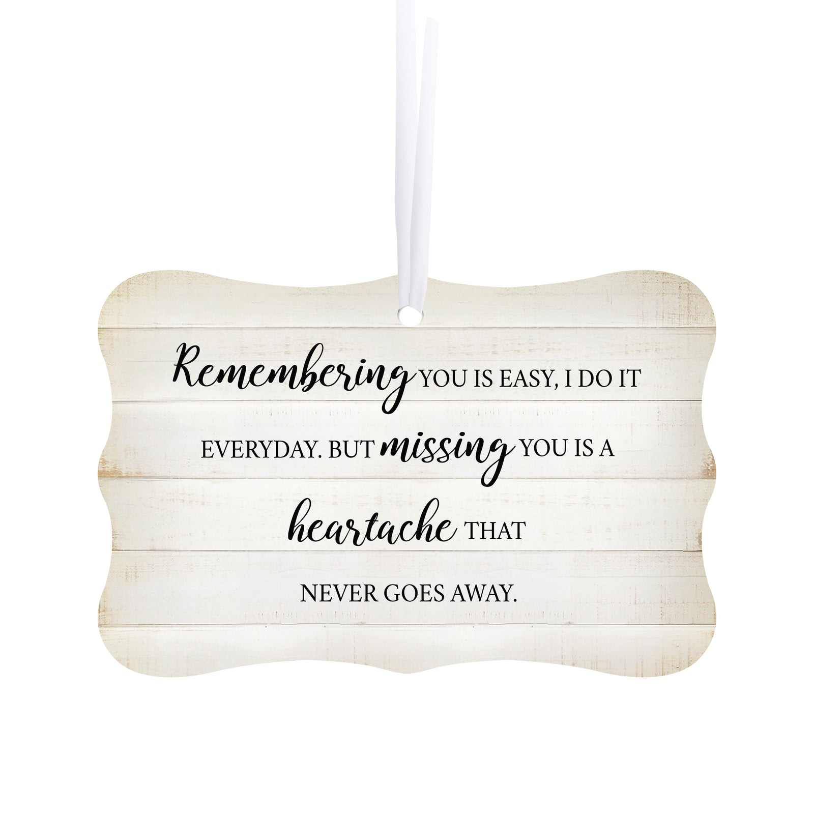 Beautiful memorial ornament with a comforting message – a cherished keepsake for those in grief
