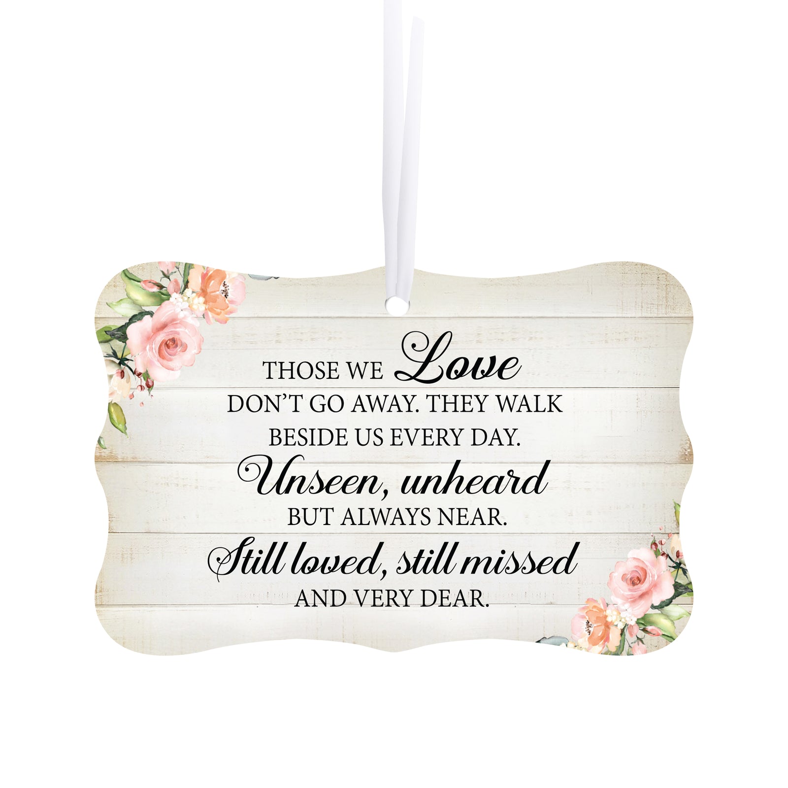 Beautiful memorial ornament with a comforting message – a cherished keepsake for those in grief