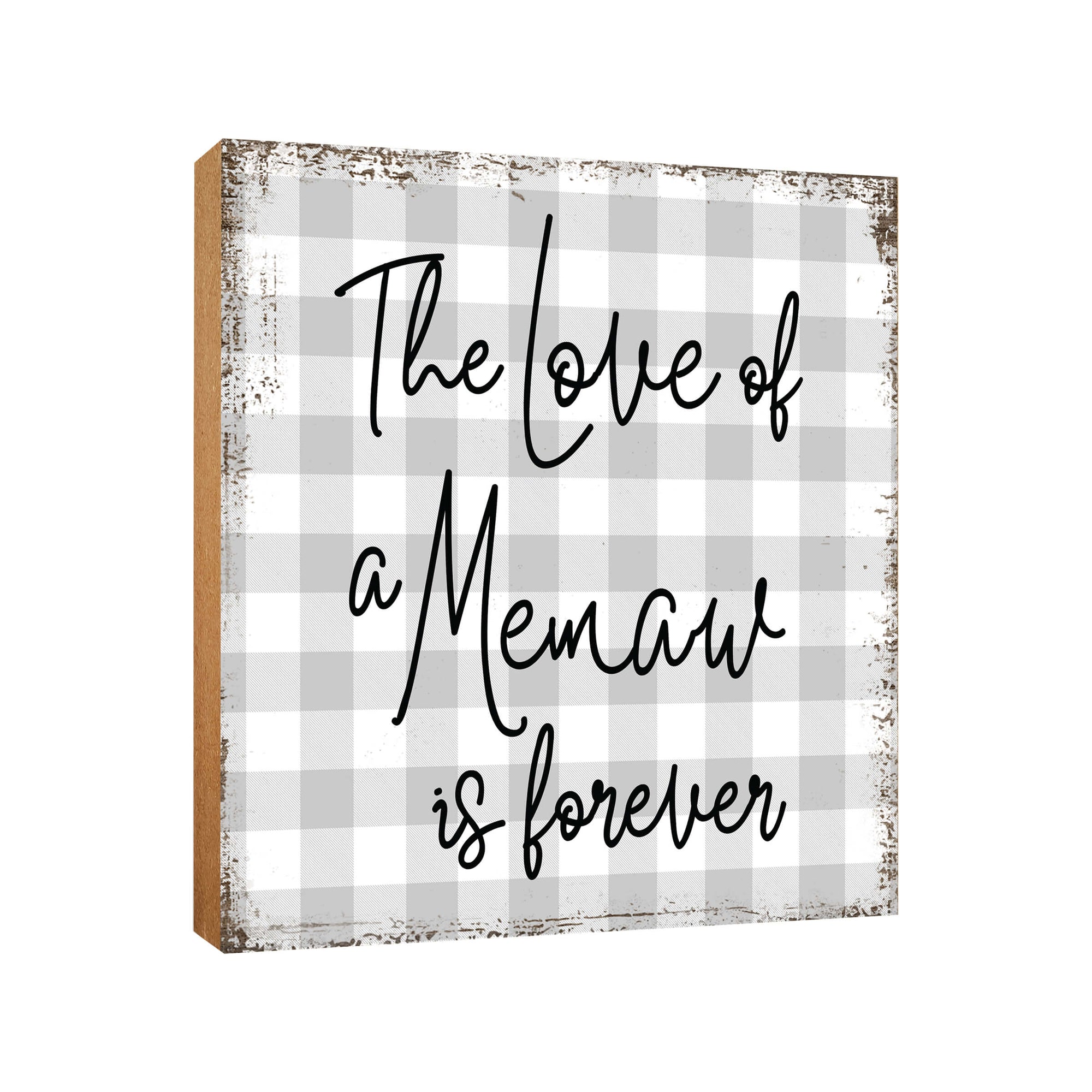 Heartwarming Wooden Shelf Decor - Tabletop Signs Gift for Grandmother, a Distinctive Mother's Day Expression