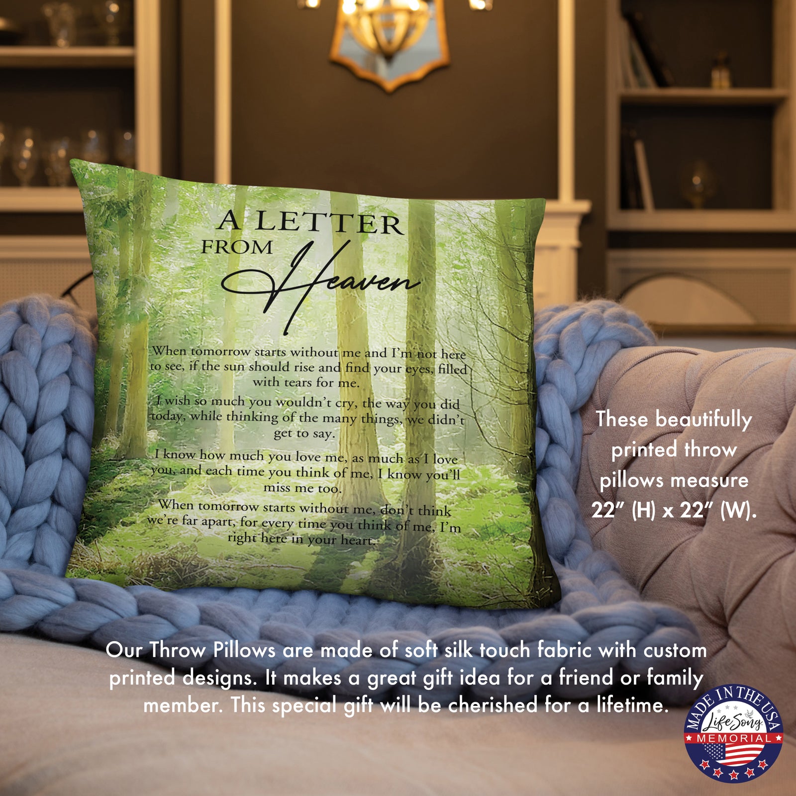 A heartfelt memorial bereavement gift for your home decor.