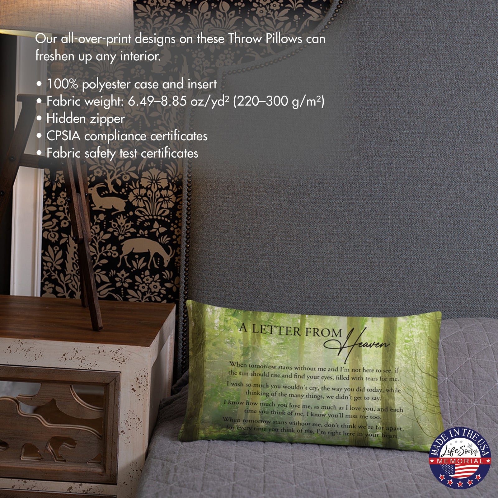 A heartfelt memorial bereavement gift for your home decor.