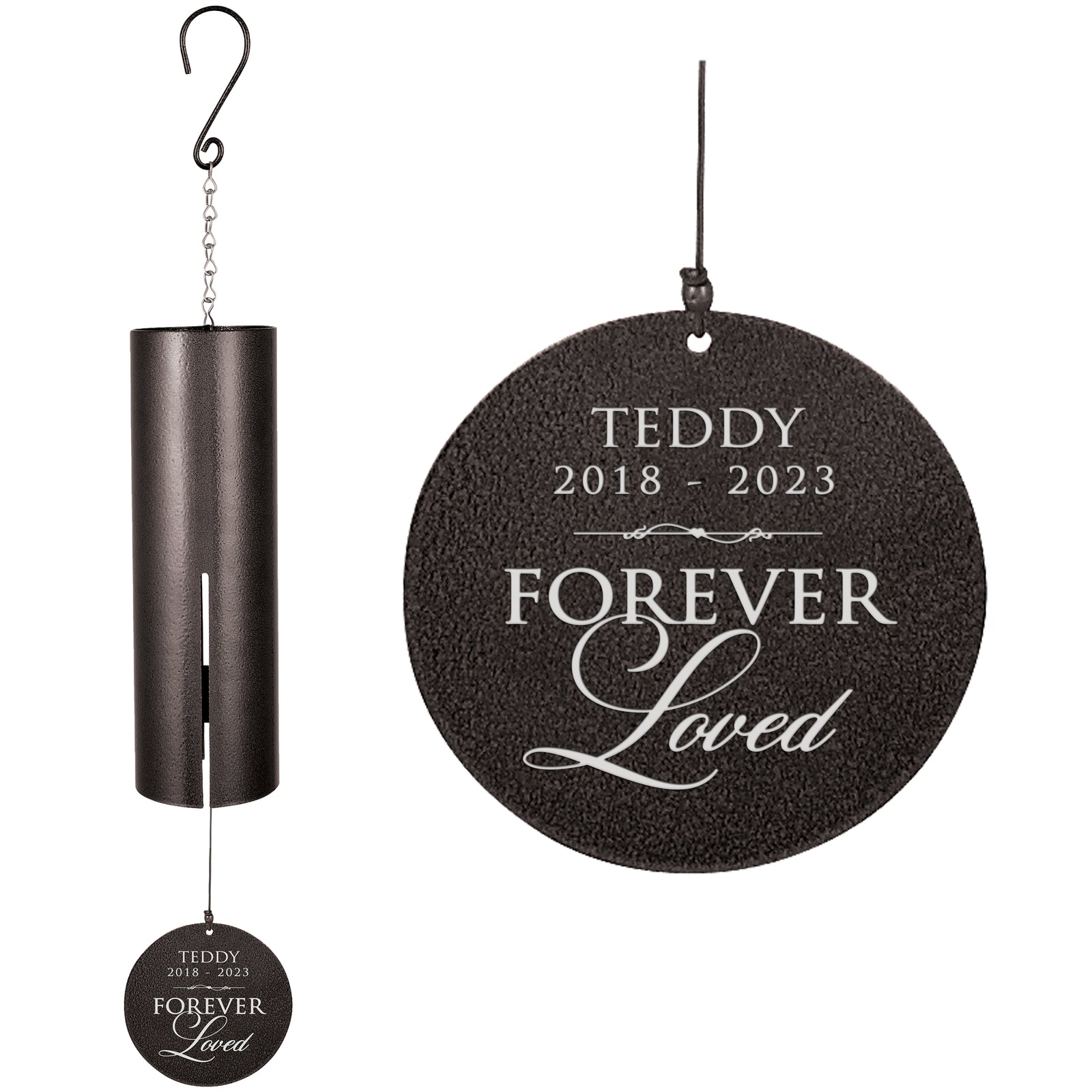 Forever Loved Engraved Memorial Wind Chime