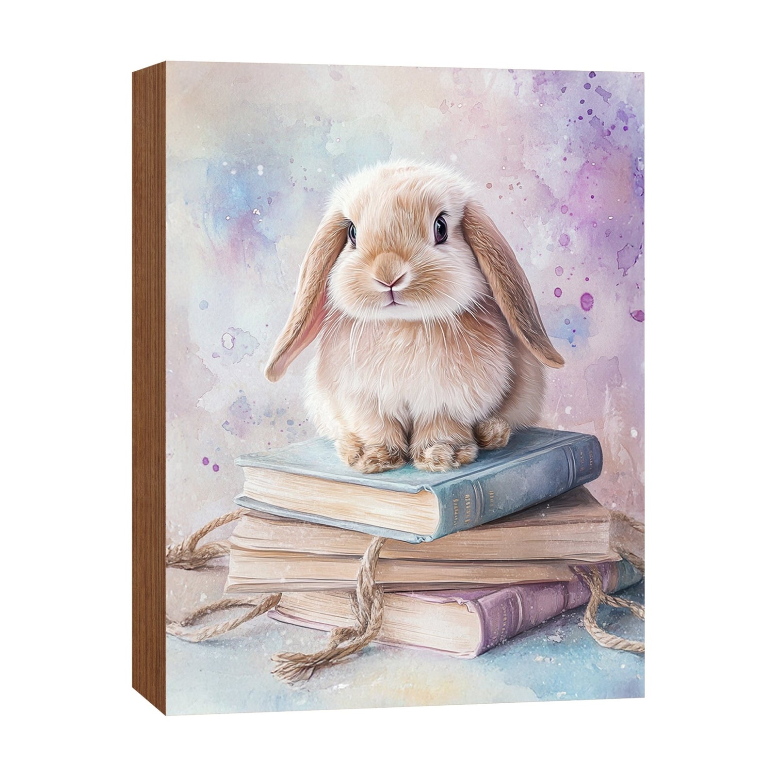 Bunny Shelf Sitter 4.5x6 — Handcrafted Birch Wood Easter & Spring Décor for Bookshelf & Console Table | Bunny Gift - LifeSong Milestones