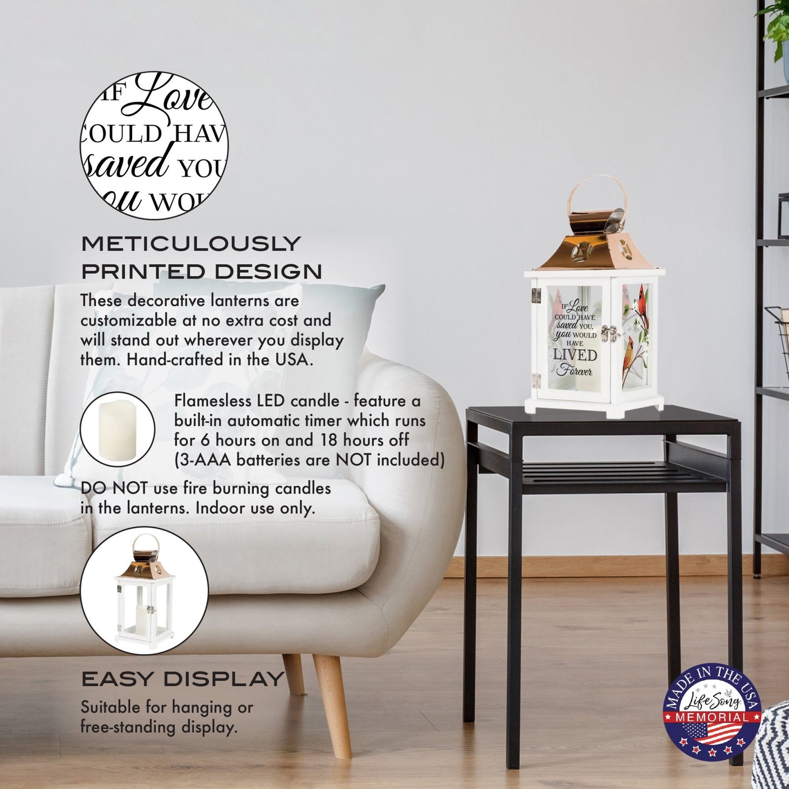 Shop LifeSong Milestones Personalized Candle Lanterns. Ideal for home decor, personalized, memorial, and sympathy gifts. Create lasting memories.