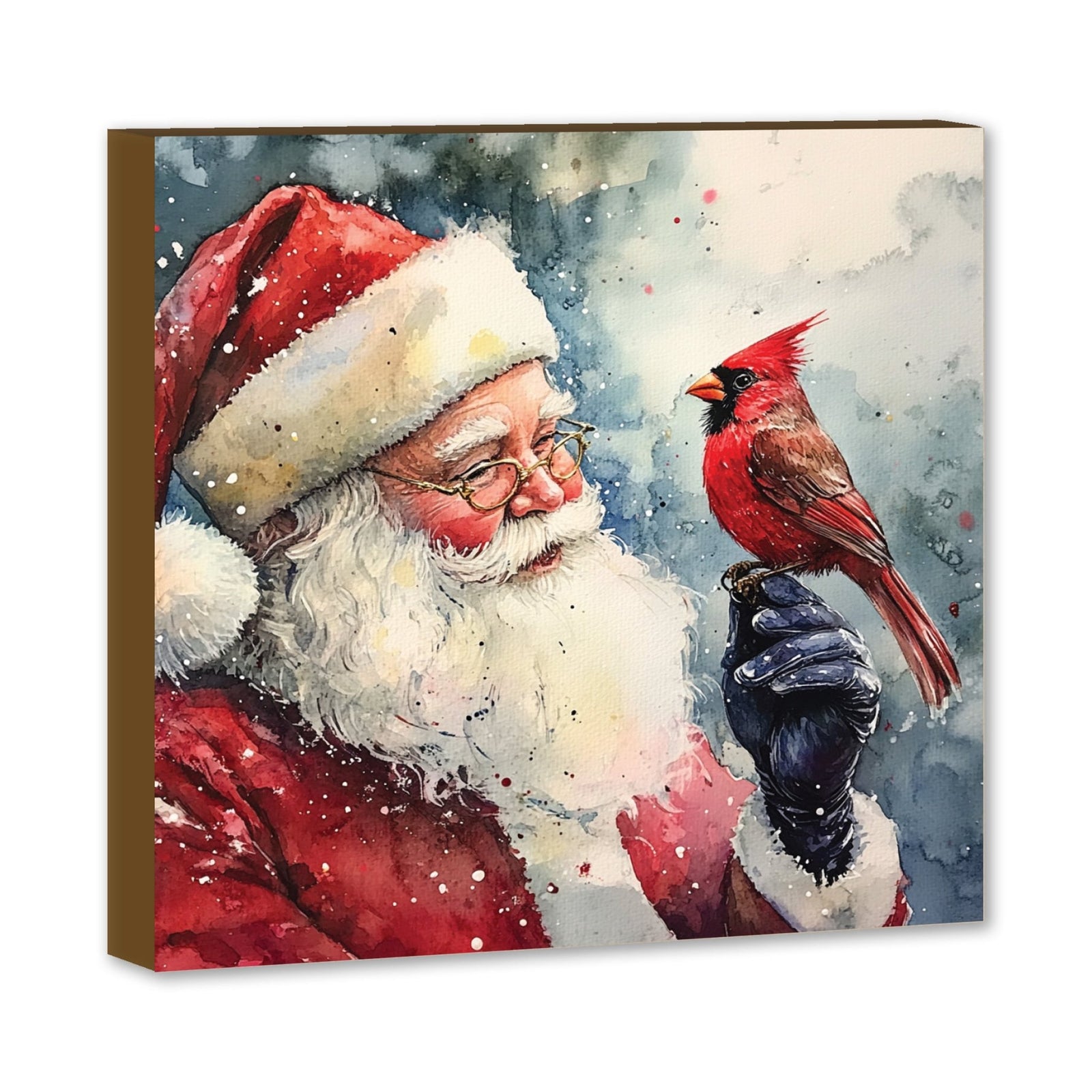 Christmas Animal Shelf Decor | 5x5 Shelf Sitter | Winter Holiday Sign - LifeSong Milestones