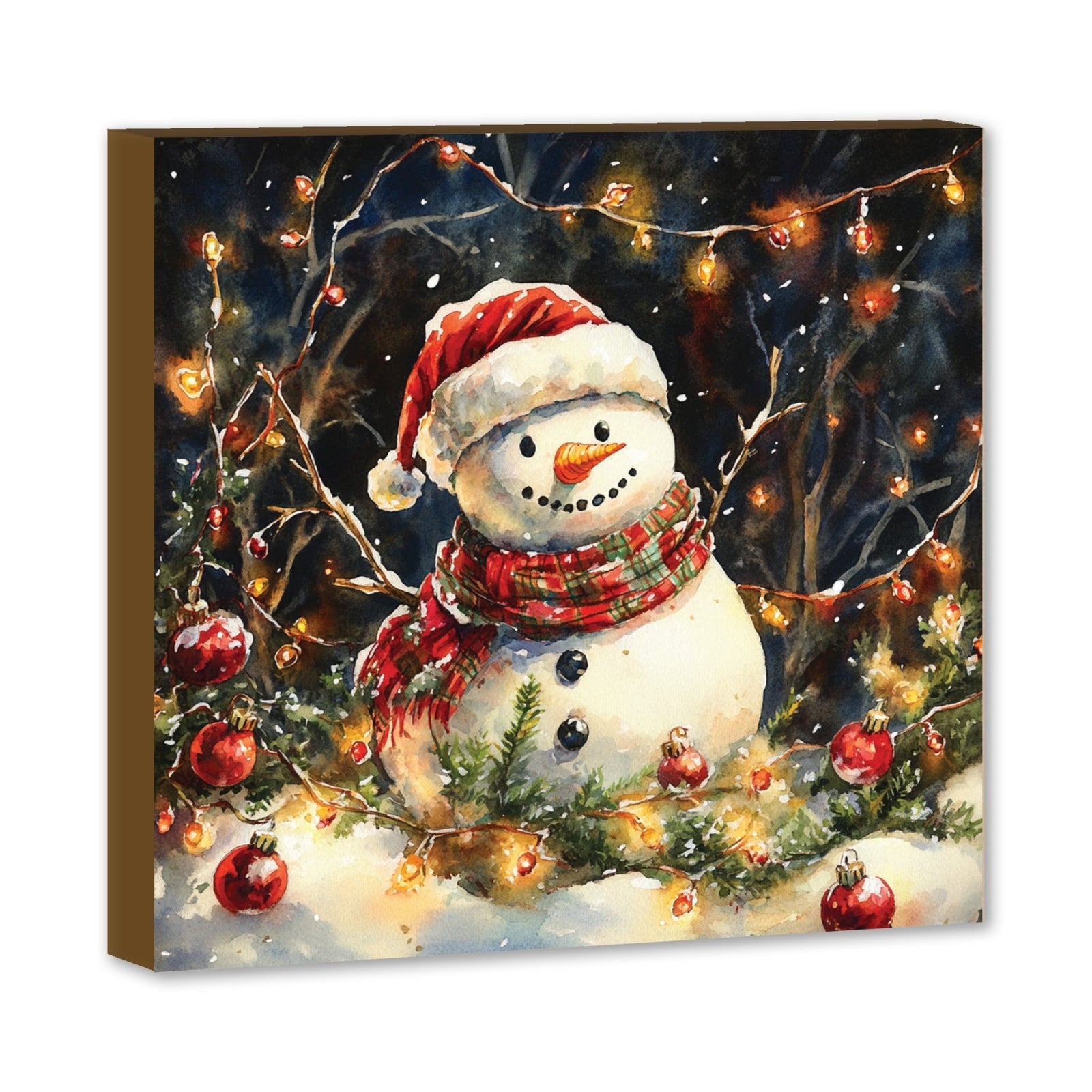 Christmas Animal Shelf Sitter 5x5 | Digitally Printed Holiday Shelf Decor - LifeSong Milestones