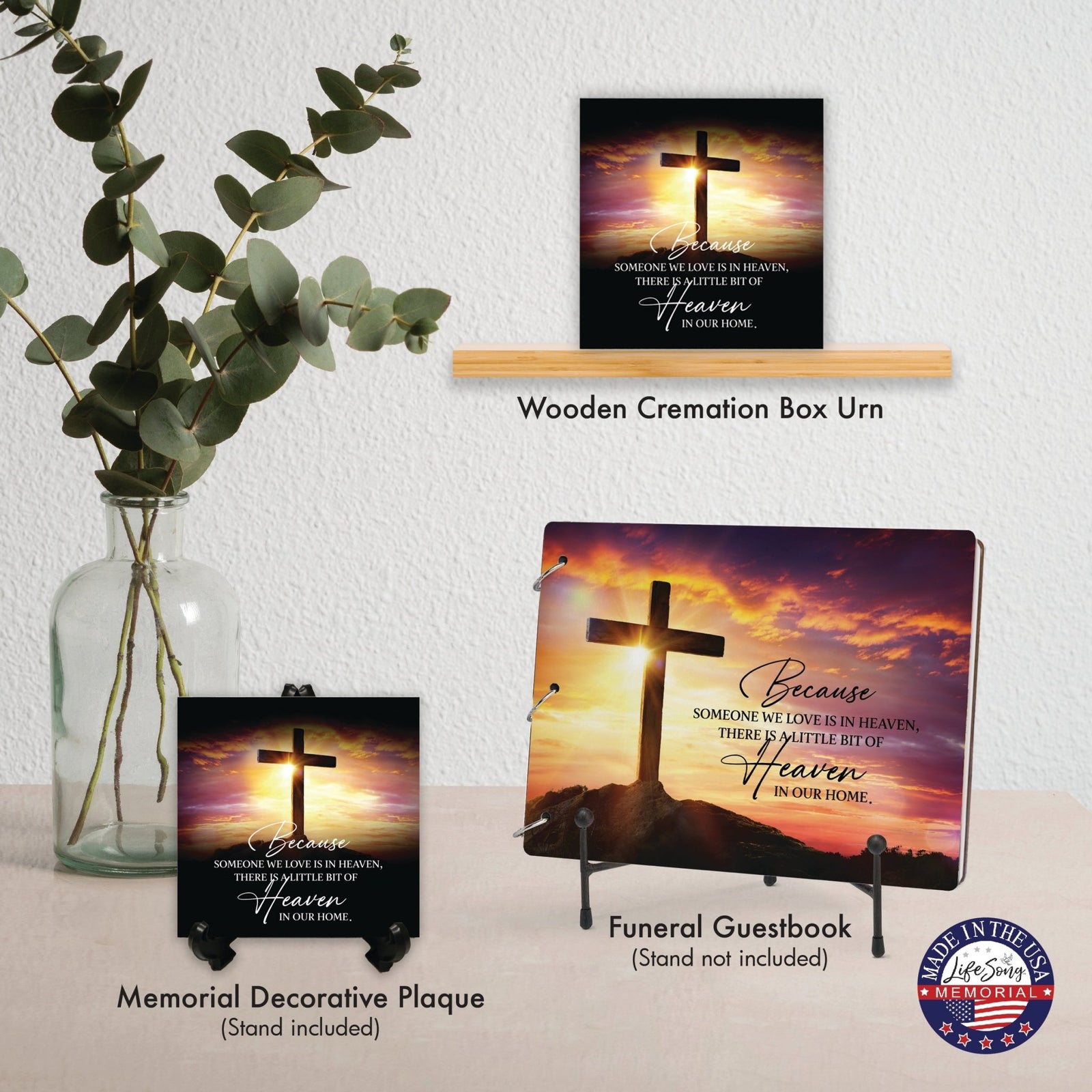 Cremation Urn for Human Ashes – Handcrafted Wooden Memorial Keepsake (Made in USA) - LifeSong Milestones