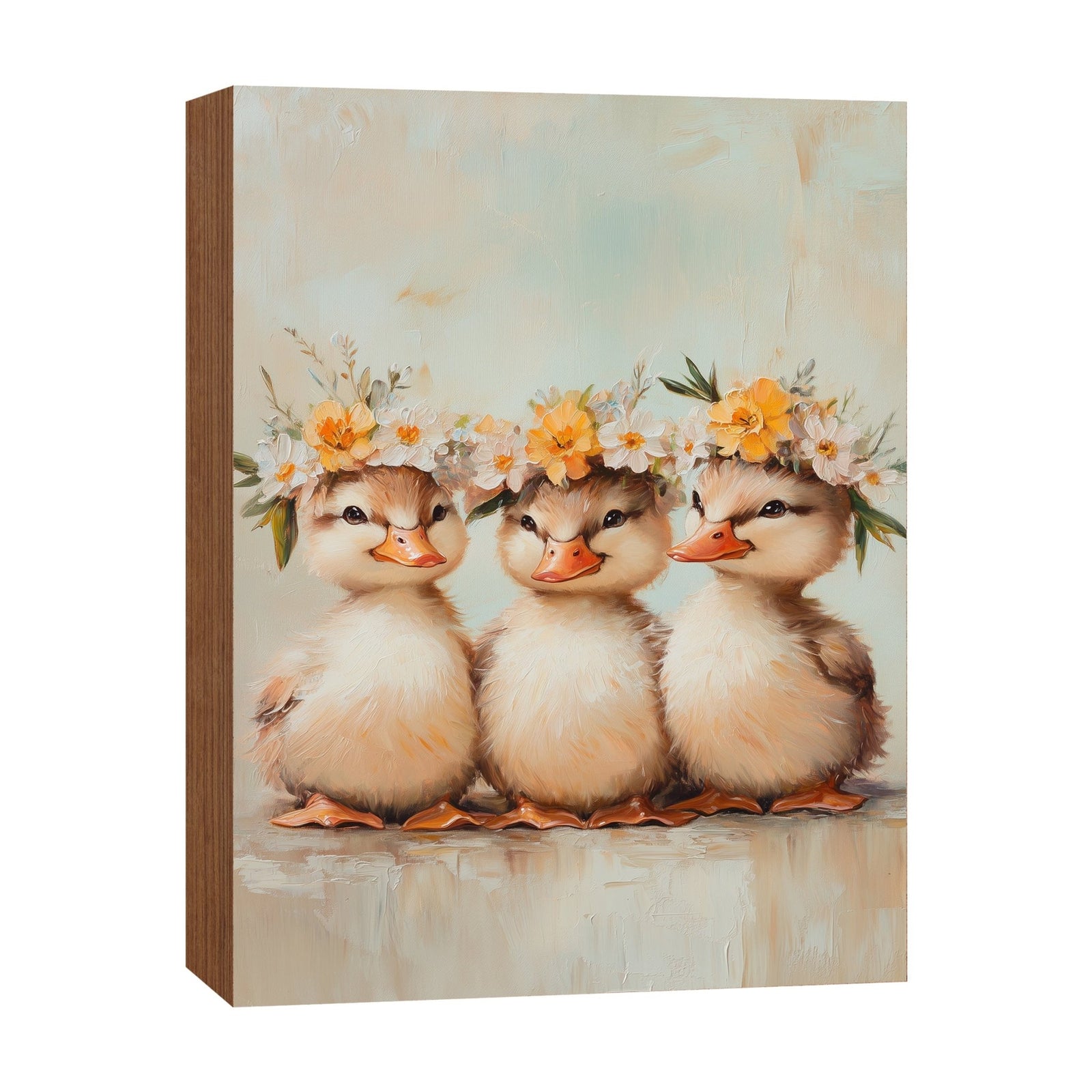 Duck Shelf Sitter for Tiered Tray — Handcrafted Birch Wood Spring Décor | 10 Designs - LifeSong Milestones