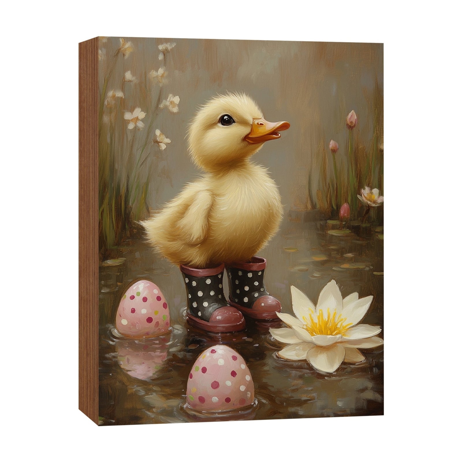Duck Shelf Sitter for Tiered Tray — Handcrafted Birch Wood Spring Décor | 10 Designs - LifeSong Milestones
