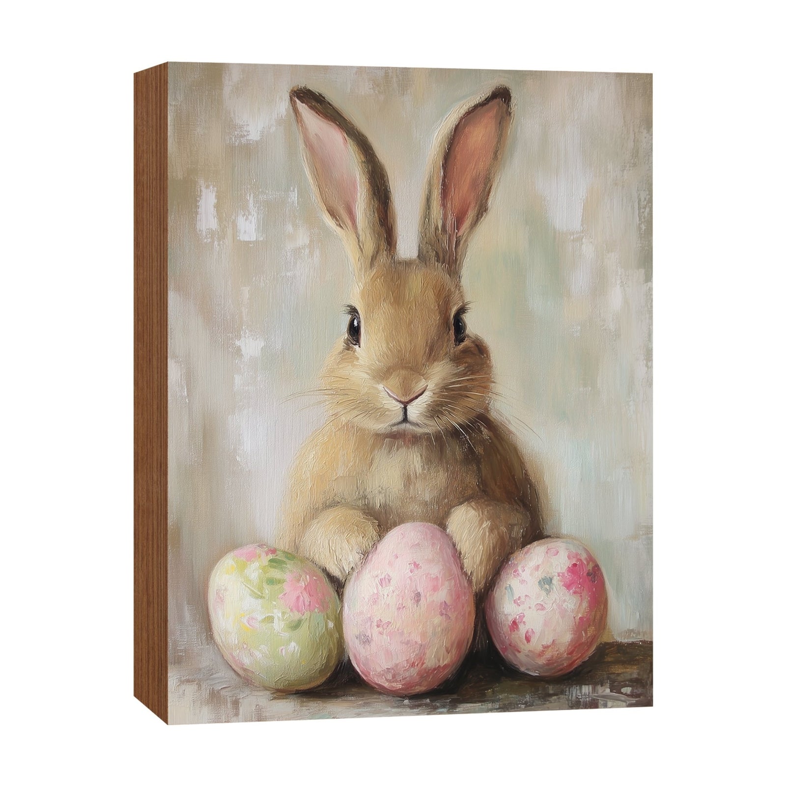 Easter Bunny Shelf Sitter 4.5x6 — Handcrafted Birch Wood Spring Shelf Décor | Bunny Lover Gift for Her - LifeSong Milestones