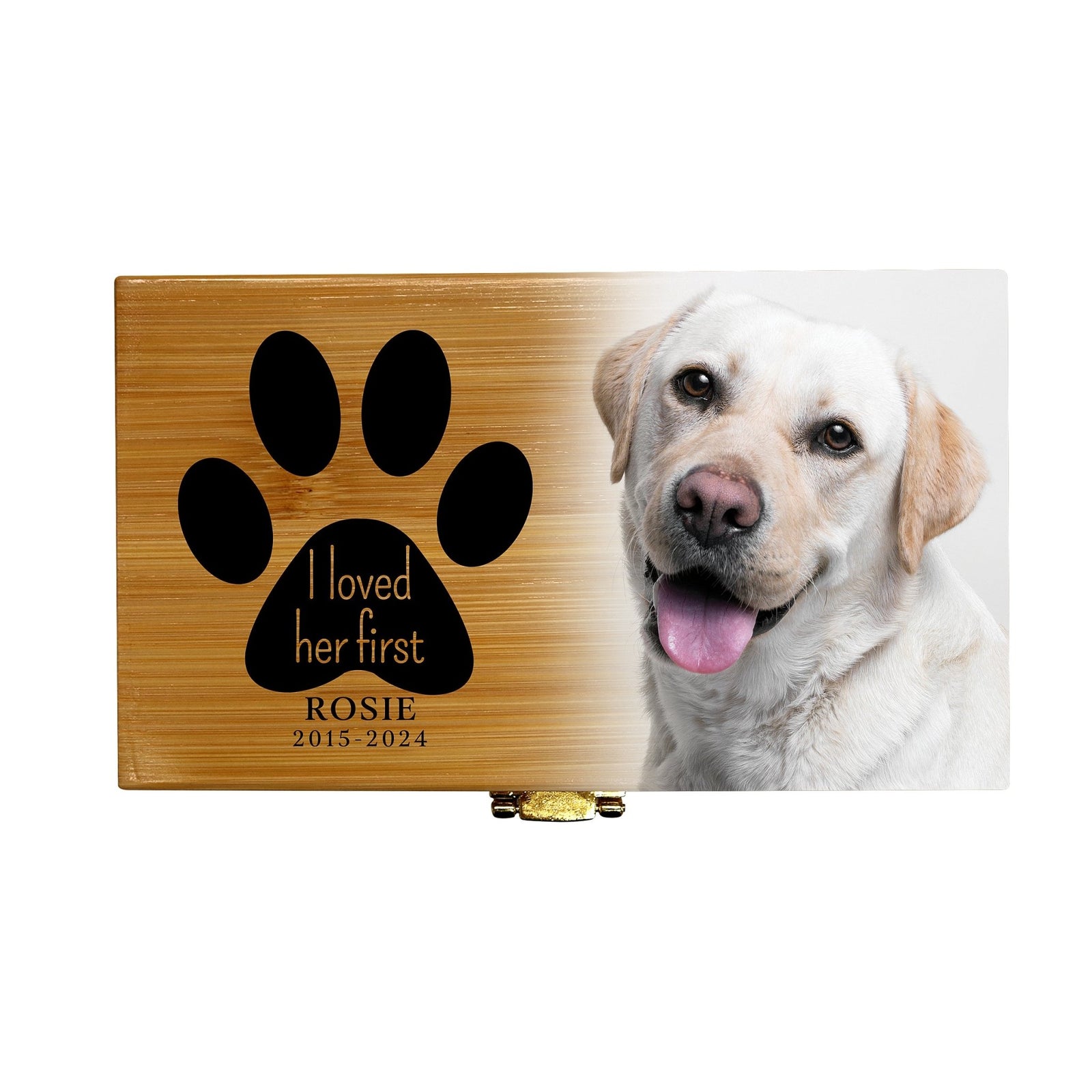 Eco - Friendly Bamboo Cremation Urn for Pet Ashes – Handcrafted Memorial Keepsake - LifeSong Milestones