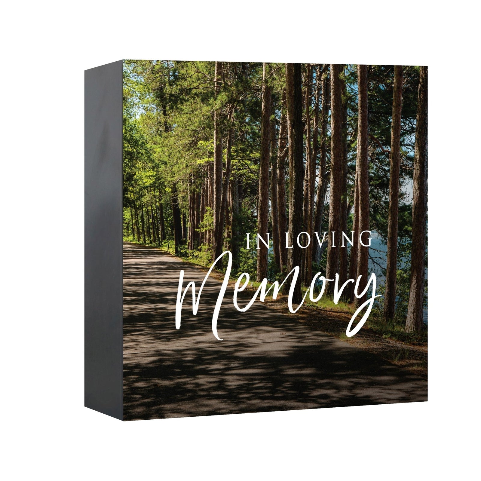Memorial Shadow Box Urn – Wooden Cremation Urn for Human Ashes - In Loving Memory - LifeSong Milestones
