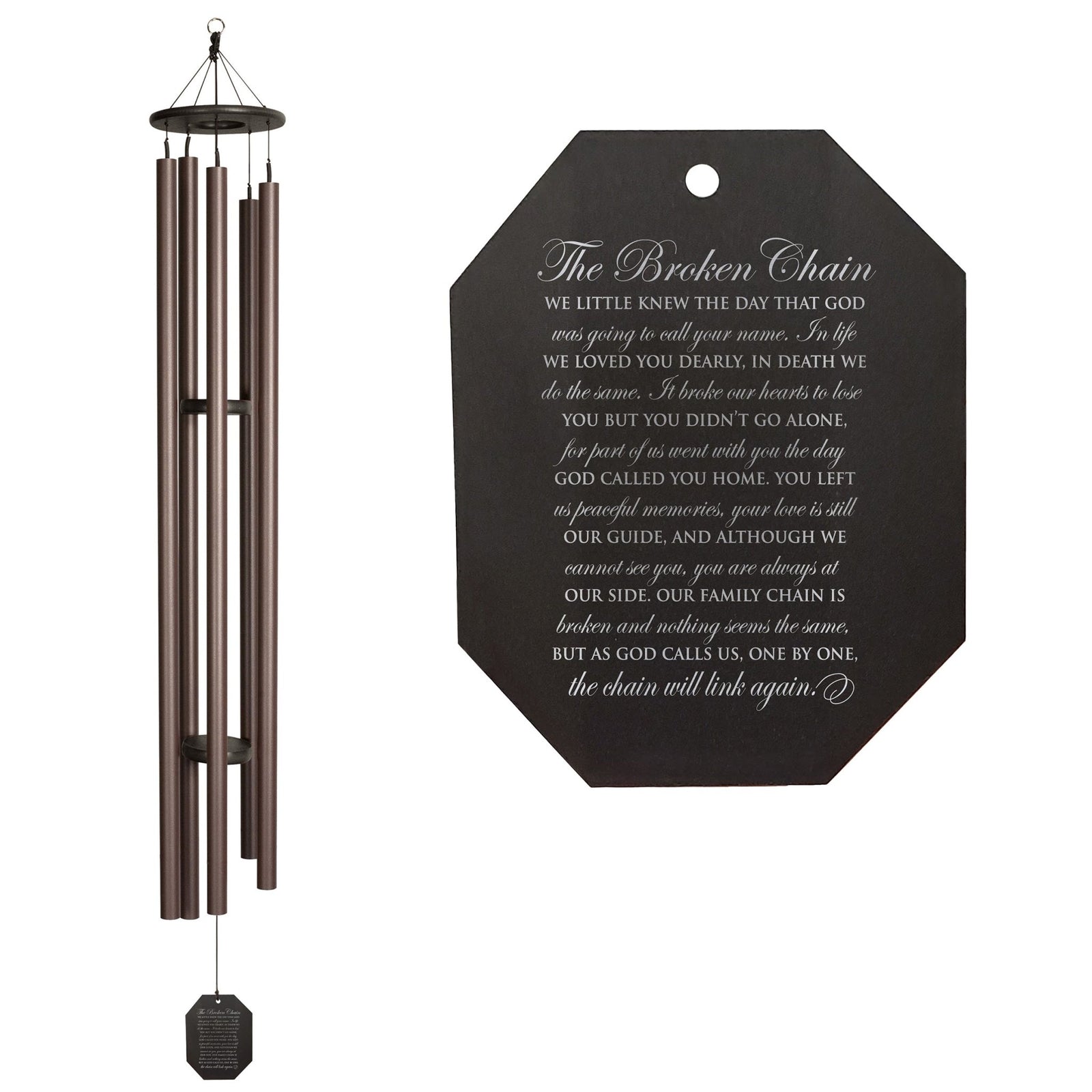 Memorial Sympathy Wind Chimes| Big Ben 82" | Family Home Decor - LifeSong Milestones