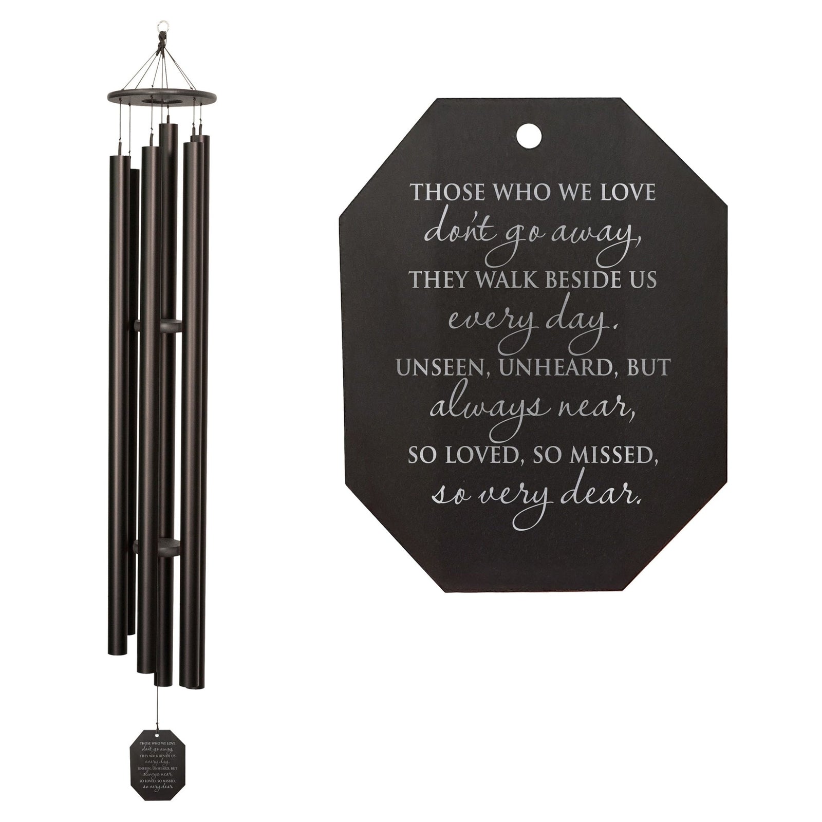 Memorial Sympathy Wind Chimes| Music Of The Universe 84" | Family Home Decor - LifeSong Milestones