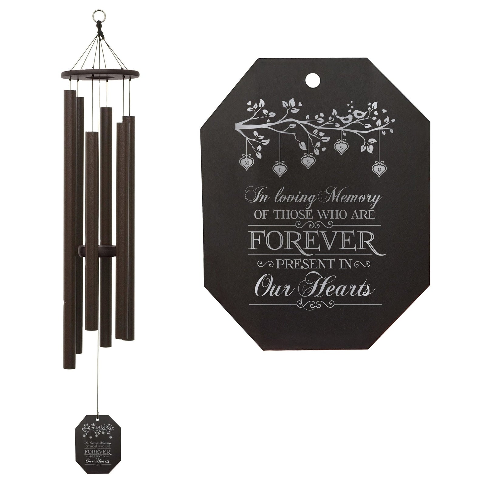 Memorial Sympathy Wind Chimes| Victory Bells Of Jericho 44" | Family Home Decor - LifeSong Milestones