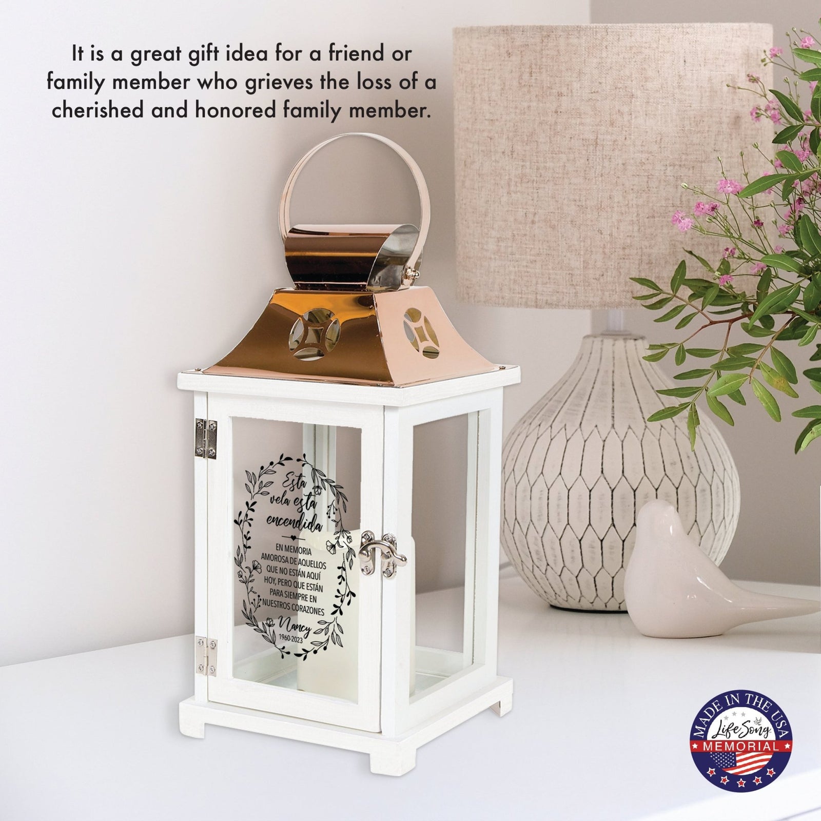 Shop LifeSong Milestones Personalized Candle Lanterns. Ideal for home decor, personalized, memorial, and sympathy gifts. Create lasting memories.