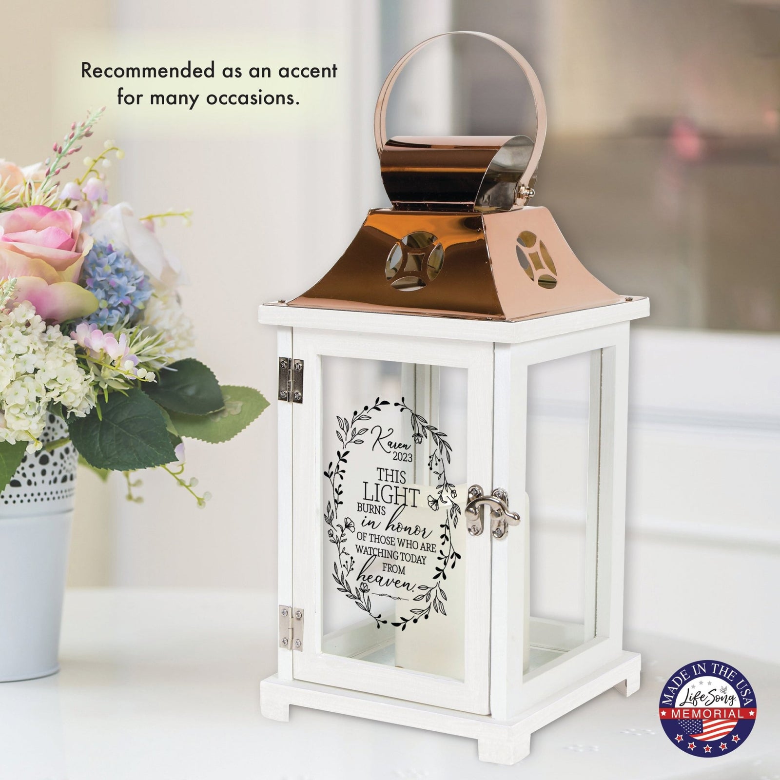 Shop LifeSong Milestones Personalized Candle Lanterns. Ideal for home decor, personalized, memorial, and sympathy gifts. Create lasting memories.