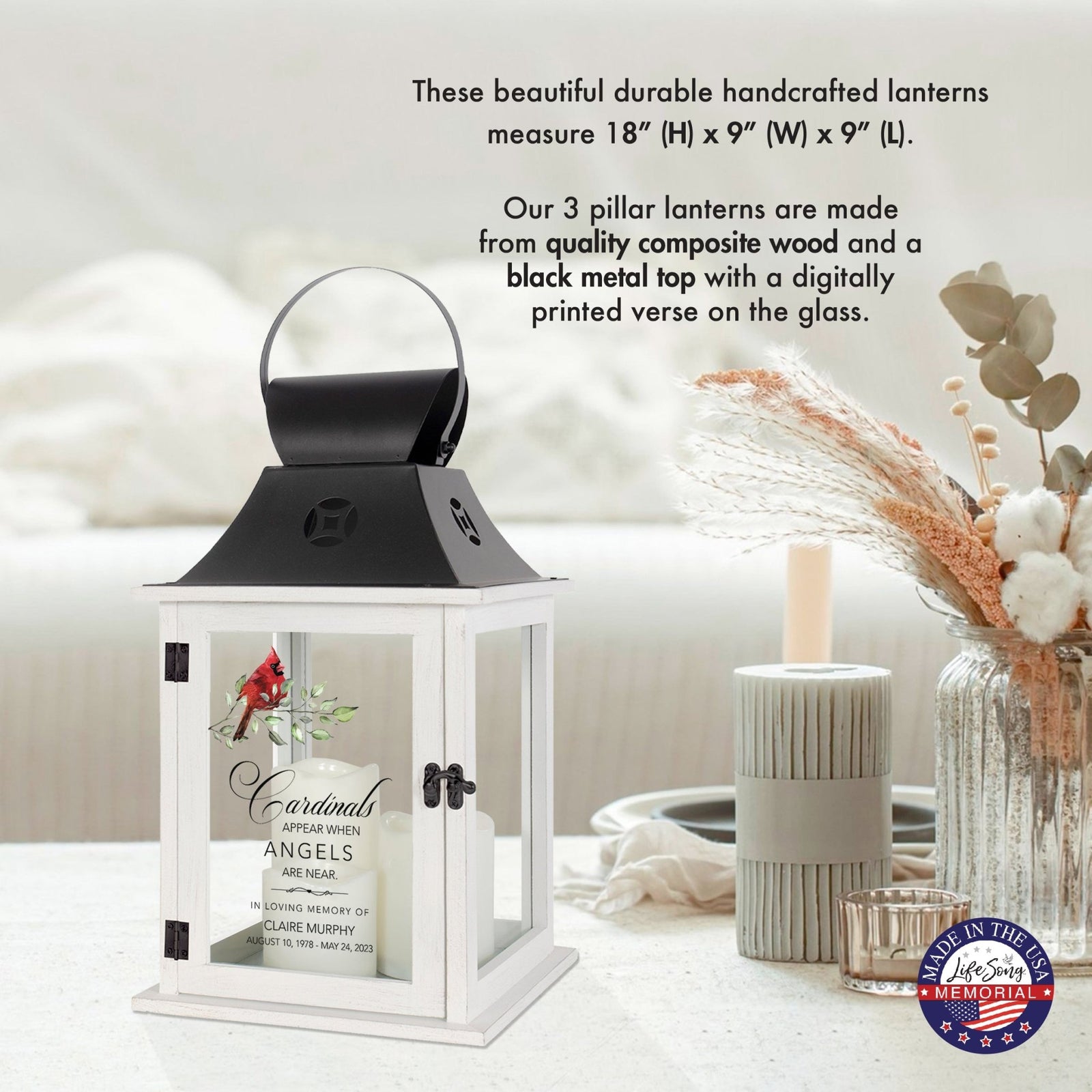 Shop LifeSong Milestones Personalized Candle Lanterns. Ideal for home decor, personalized, memorial, and sympathy gifts. Create lasting memories.