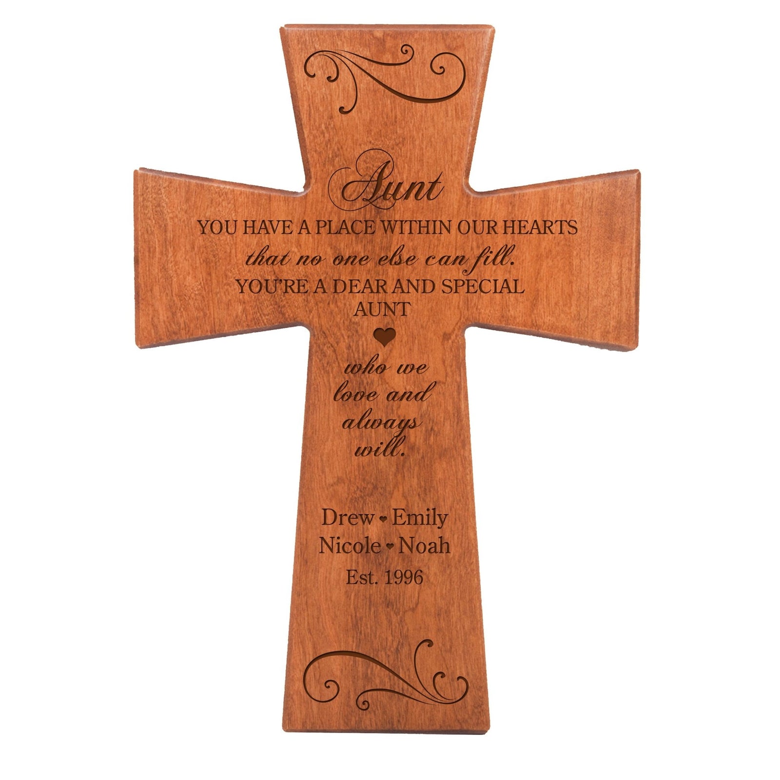 Personalized Mother’s Day Aunt You Have A Place - 12x17 Crosses - LifeSong Milestones