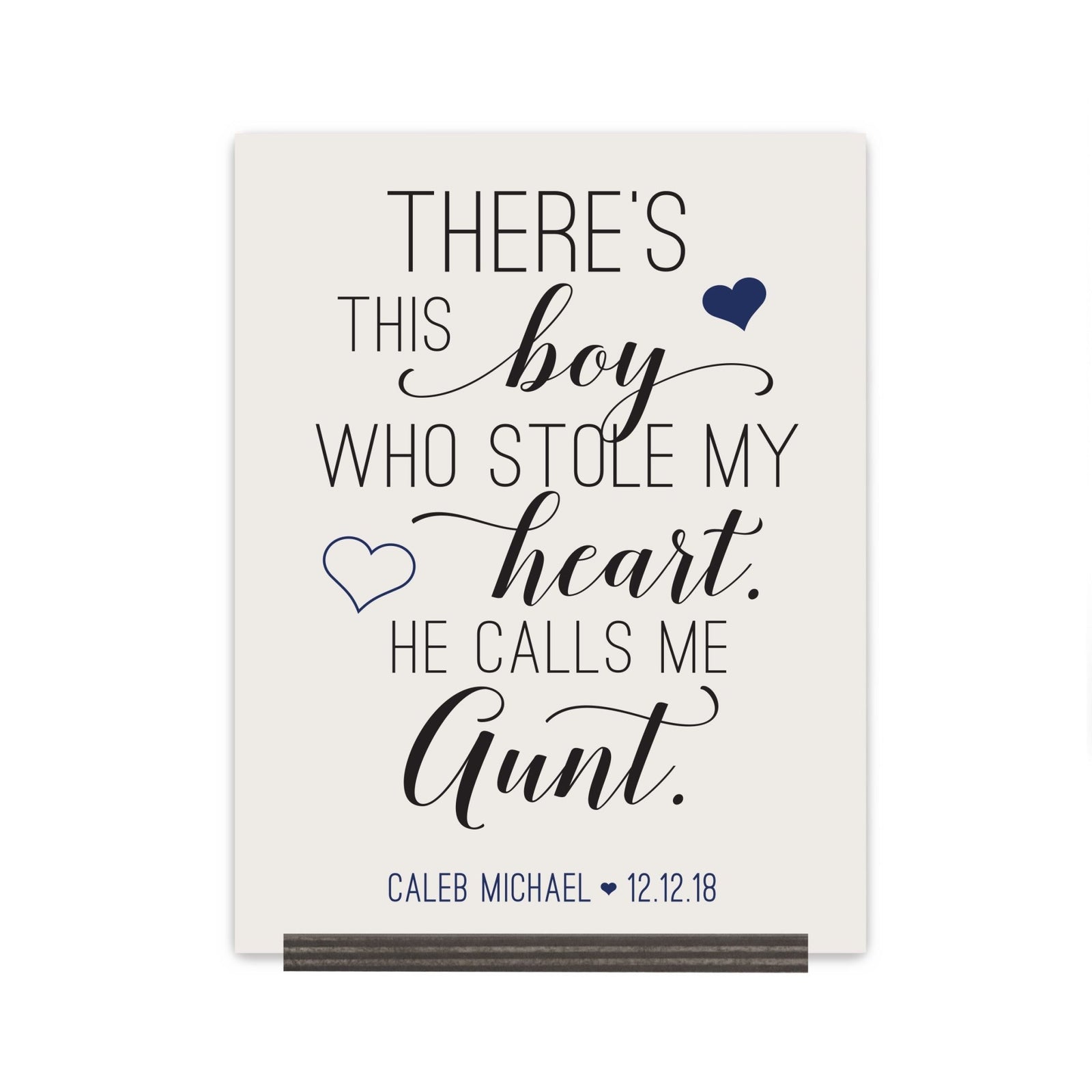 Personalized Mother’s Day Gift There’s This Boy - 12x15 Signs - LifeSong Milestones
