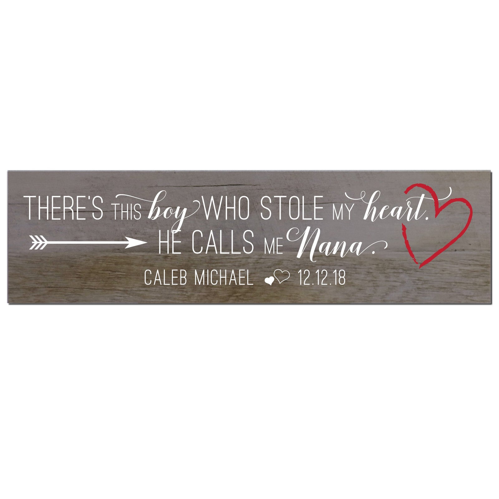 Personalized Mother’s Day Gift There’s This Boy - Signs Nana - LifeSong Milestones