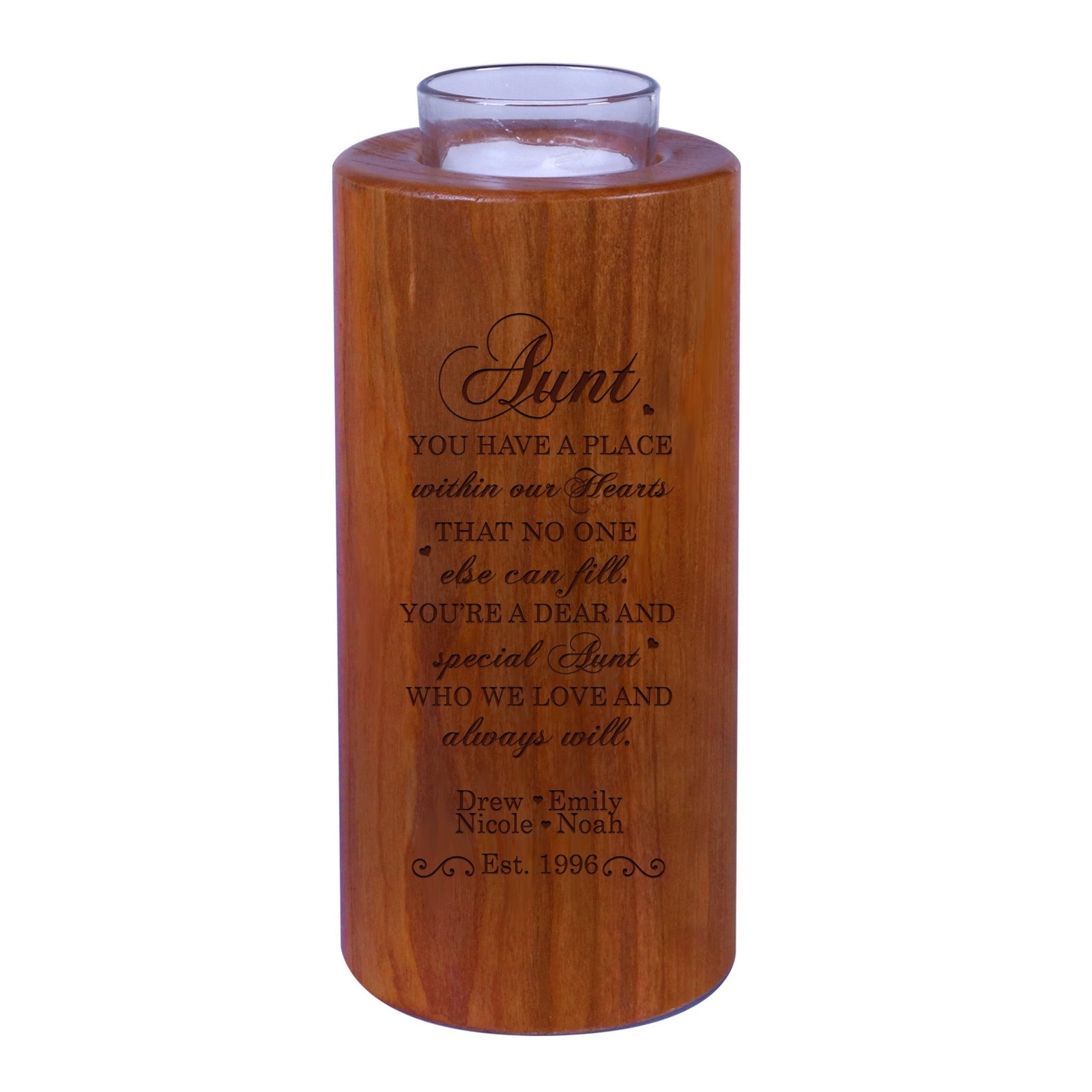 Personalized Mother’s Day Gift You Have A Place - Round Candle Holder - LifeSong Milestones