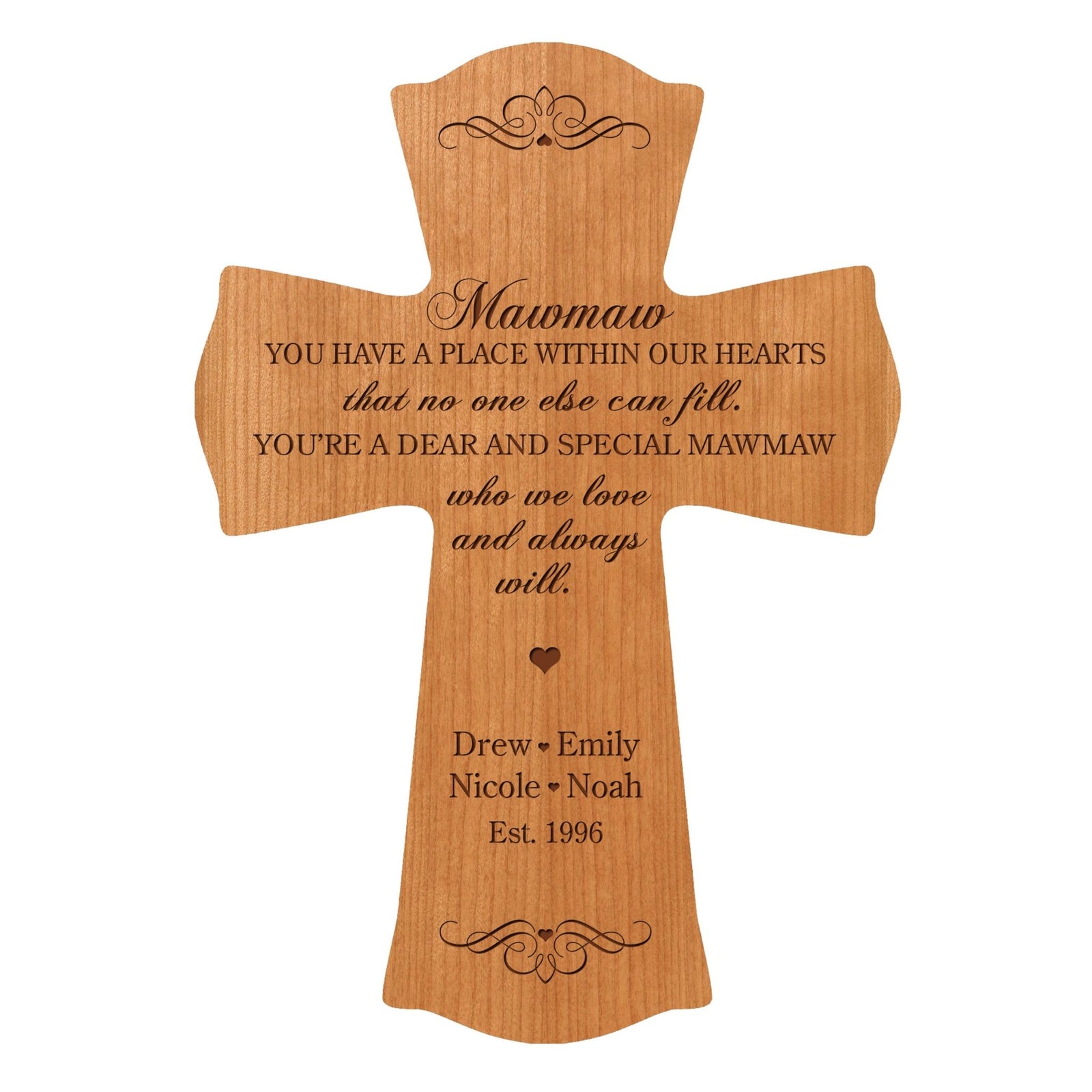Personalized Mother’s Day Mawmaw You Have A Place - 8.5x11 Crosses - LifeSong Milestones
