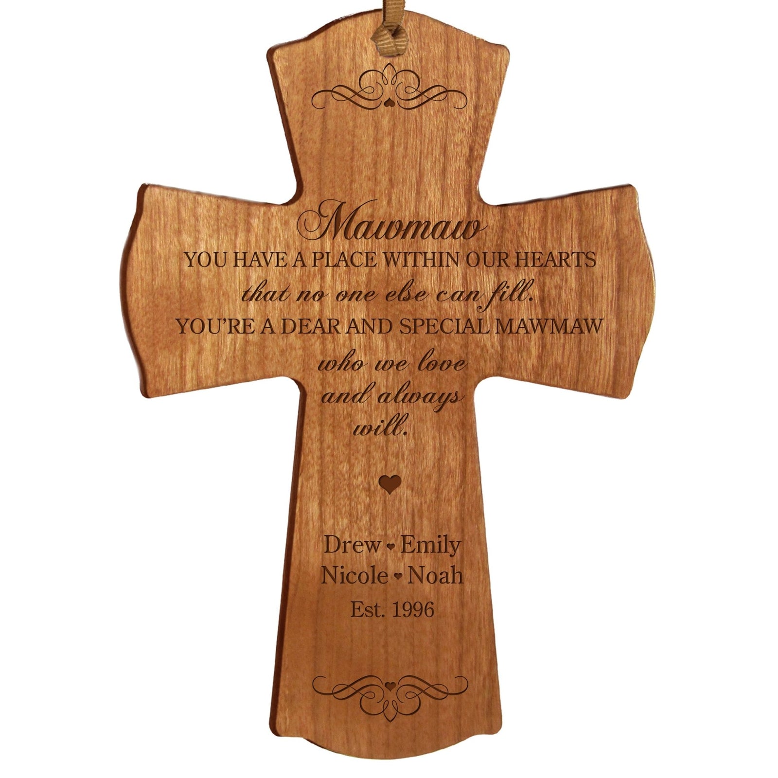 Personalized Mother’s Day Mawmaw You Have A Place - Mini Crosses - LifeSong Milestones