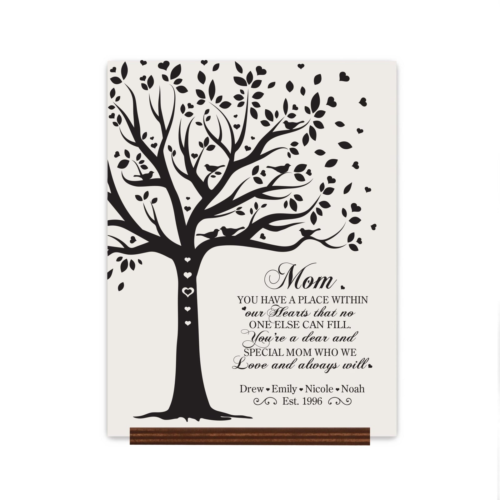 Personalized Mother's Day Sign With Base - You Have A Place 12x15 - LifeSong Milestones
