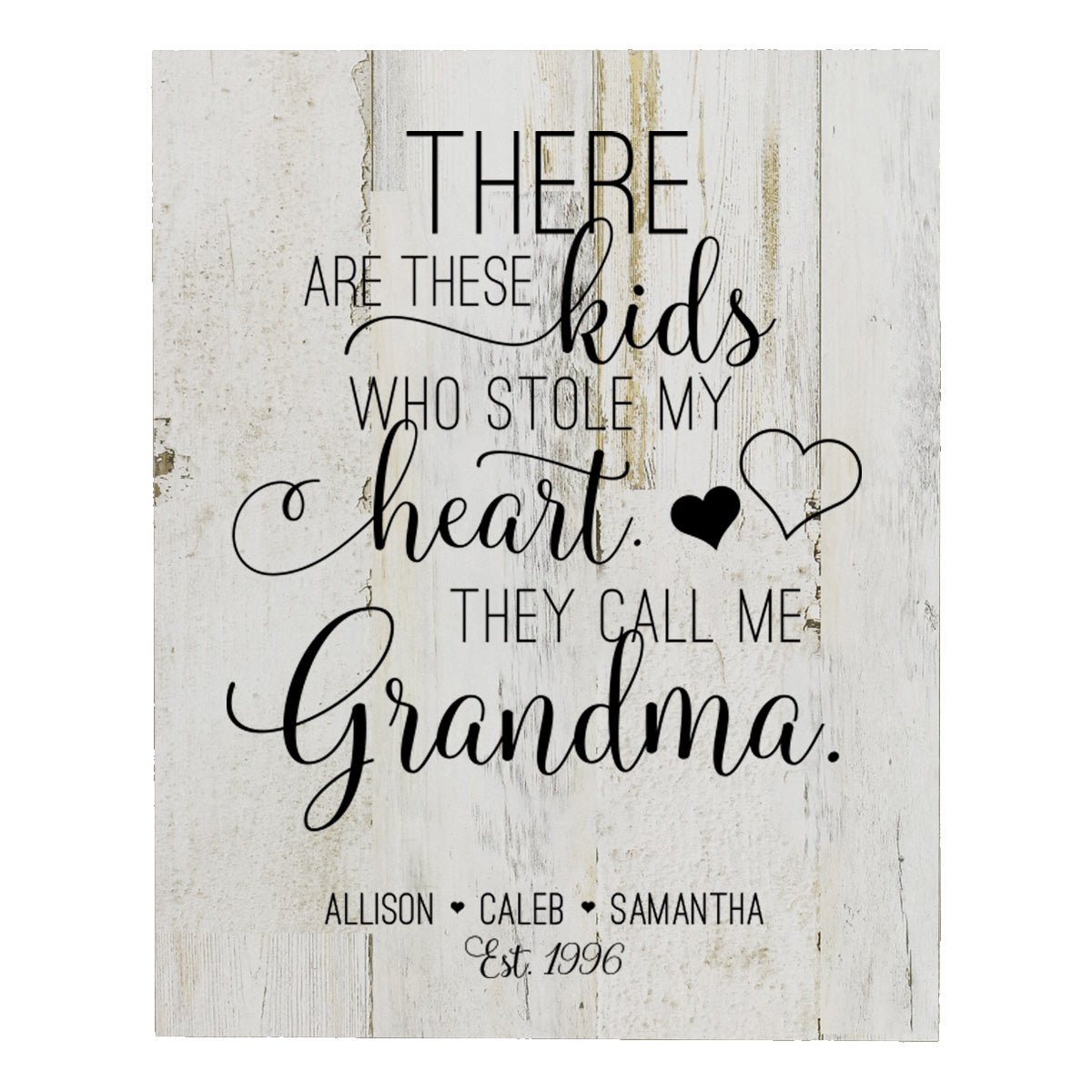 Personalized Mother's Day Wall Plaque - Stole My Heart - LifeSong Milestones
