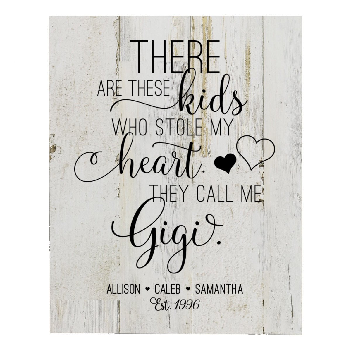 Personalized Mother's Day Wall Plaque - Stole My Heart - LifeSong Milestones