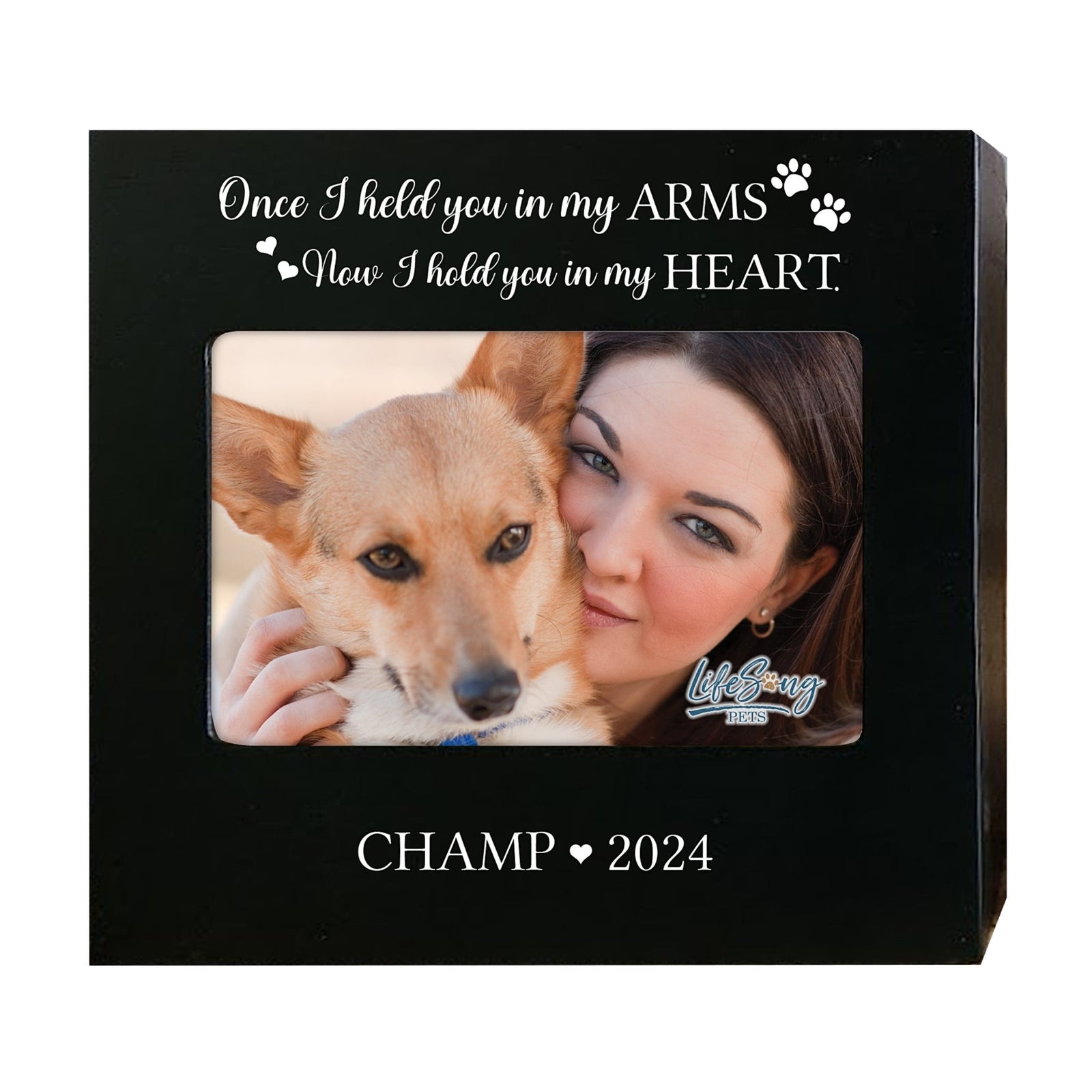 Personalized Pet Urn with Photo Display – Cherish Your Dog or Cat Forever - Once I Held You - LifeSong Milestones