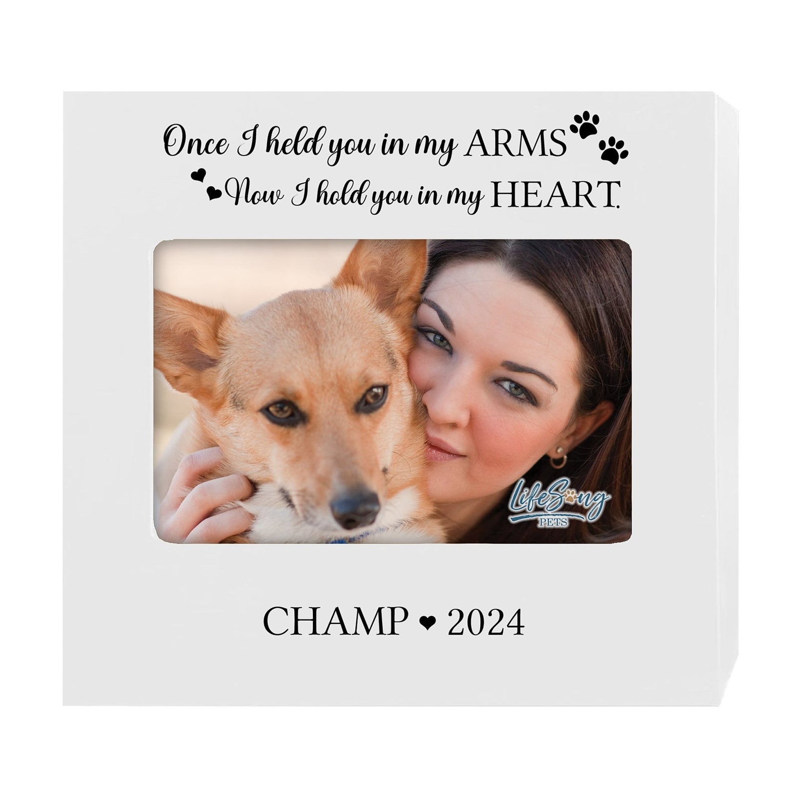 Personalized Pet Urn with Photo Display – Cherish Your Dog or Cat Forever - Once I Held You - LifeSong Milestones