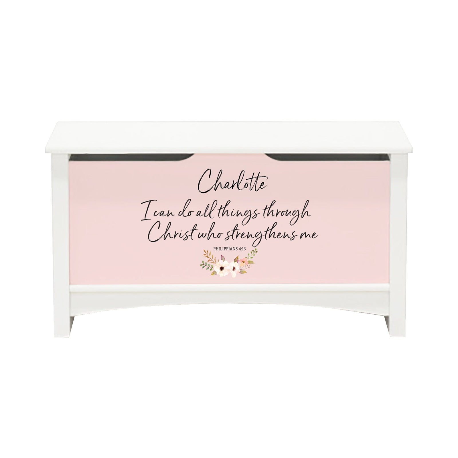 Personalized Room Organizer Toy Blanket Storage Chest Box - (BOYS AND GIRLS) - LifeSong Milestones