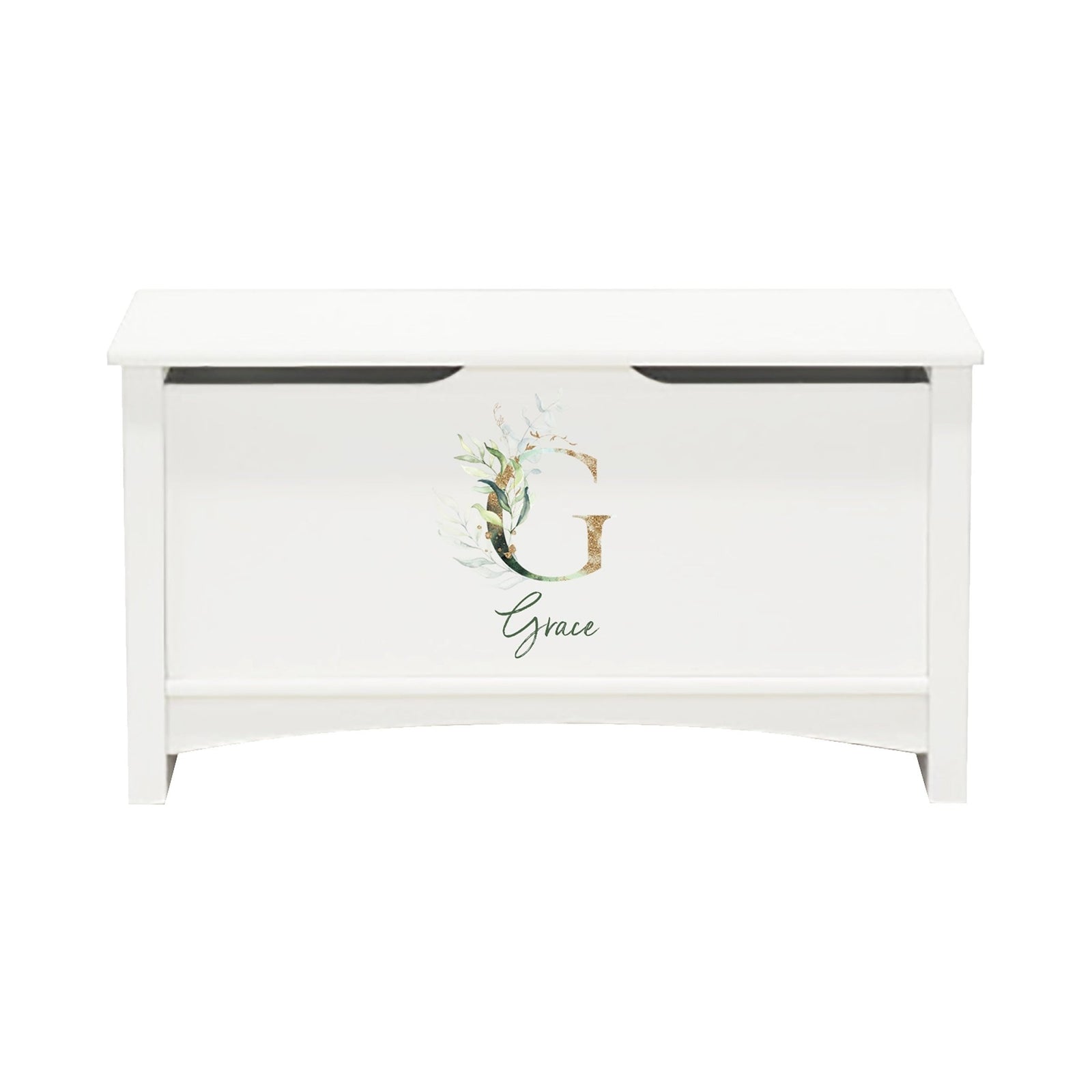Personalized Room Organizer Toy Blanket Storage Chest Box - (GIRLS) - LifeSong Milestones