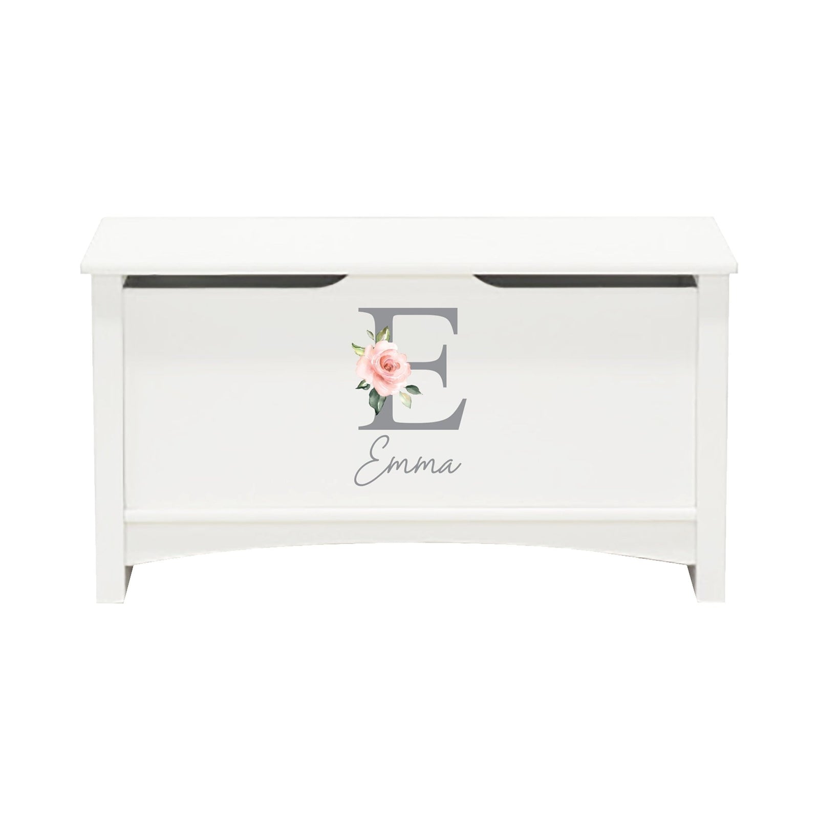 Personalized Room Organizer Toy Blanket Storage Chest Box - (GIRLS) - LifeSong Milestones