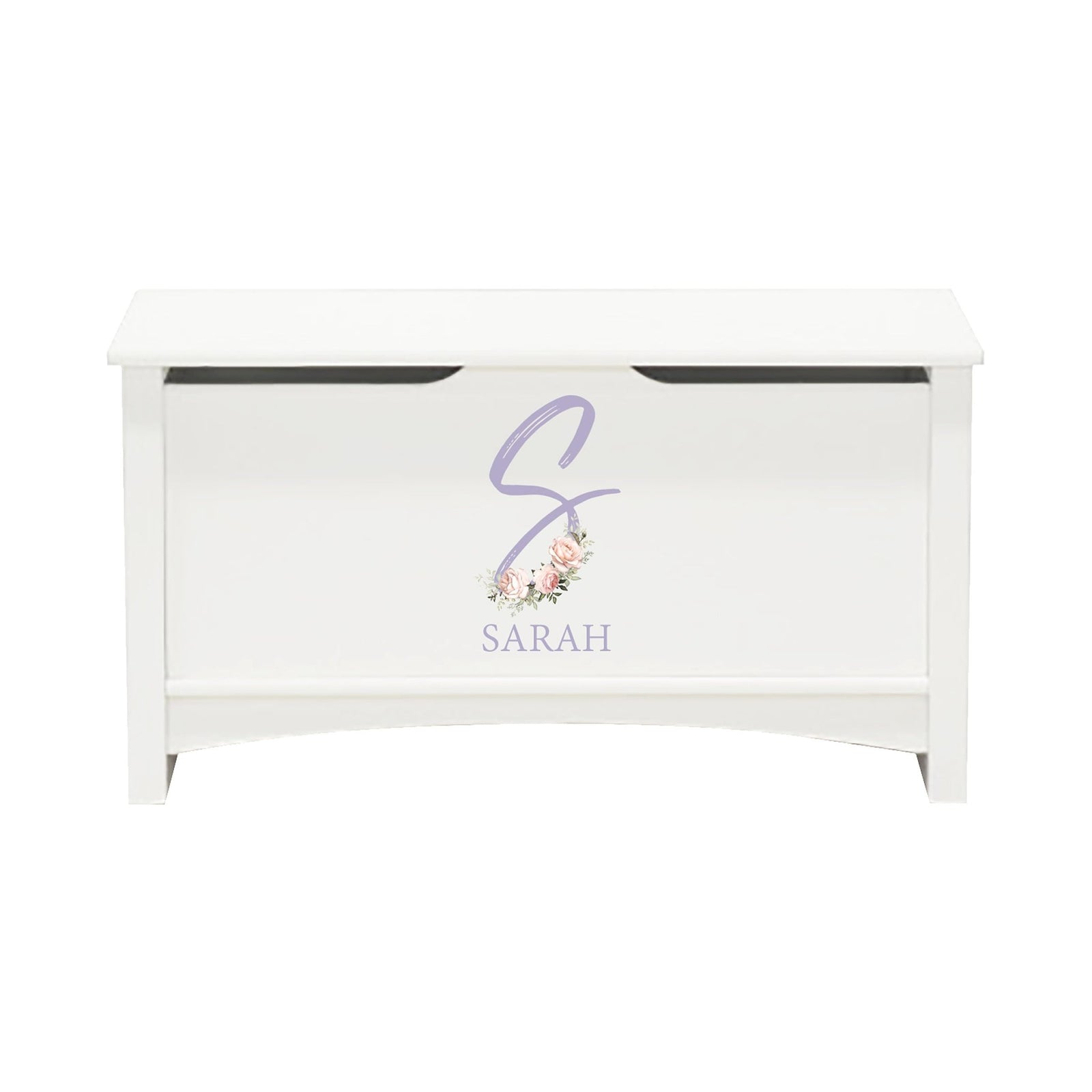 Personalized Room Organizer Toy Blanket Storage Chest Box - (GIRLS) - LifeSong Milestones