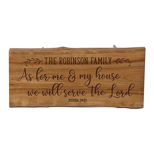 Personalized Solid Cherry Wood Step Stool 8 3/4" x 16" - LifeSong Milestones