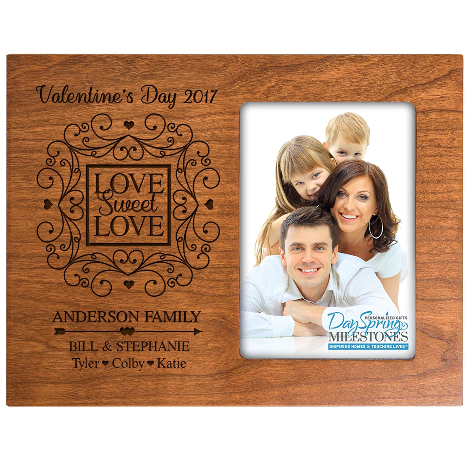 Personalized Valentine's Day Frames - Love Sweet Love - LifeSong Milestones