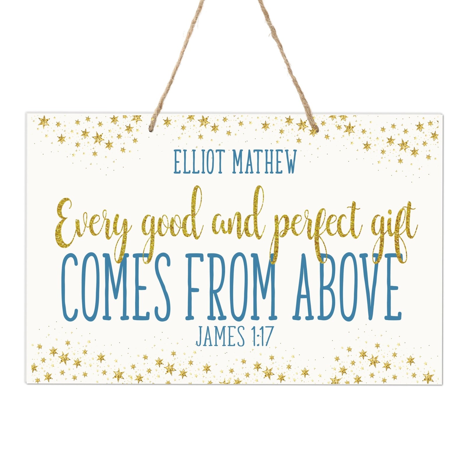 Personalized Wall Decor For Nursery Boys Bedroom Hanging Wall Art - LifeSong Milestones