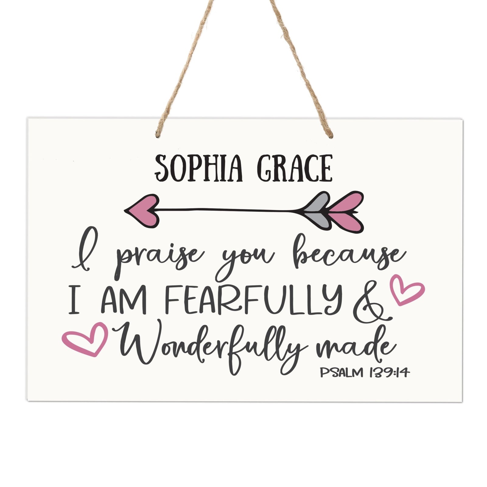 Personalized Wall Decor For Nursery Girls Bedroom Hanging Wall Art - LifeSong Milestones