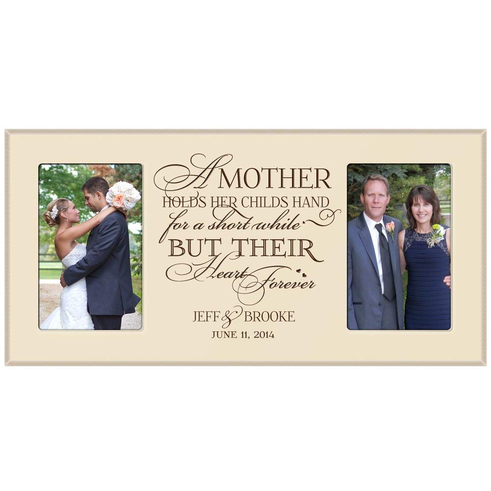 Personalized Wedding 2 Photo Picture Frame Gift Idea "A Mother" - LifeSong Milestones